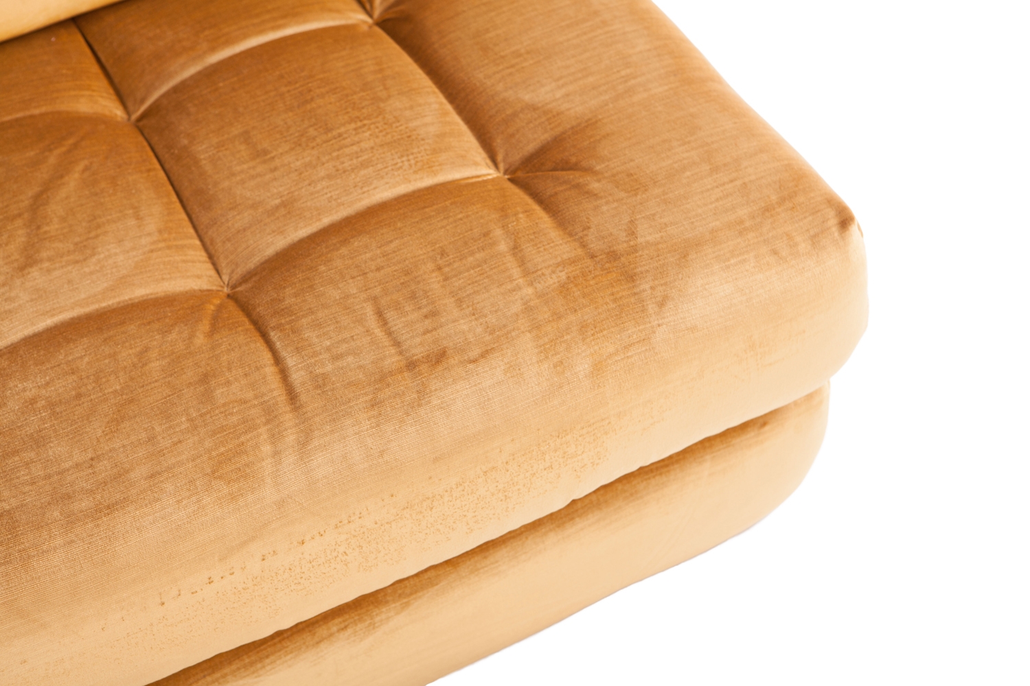 Roche Bobois Mah Jong Modular Sofa In Gold Velvet - 1970s
