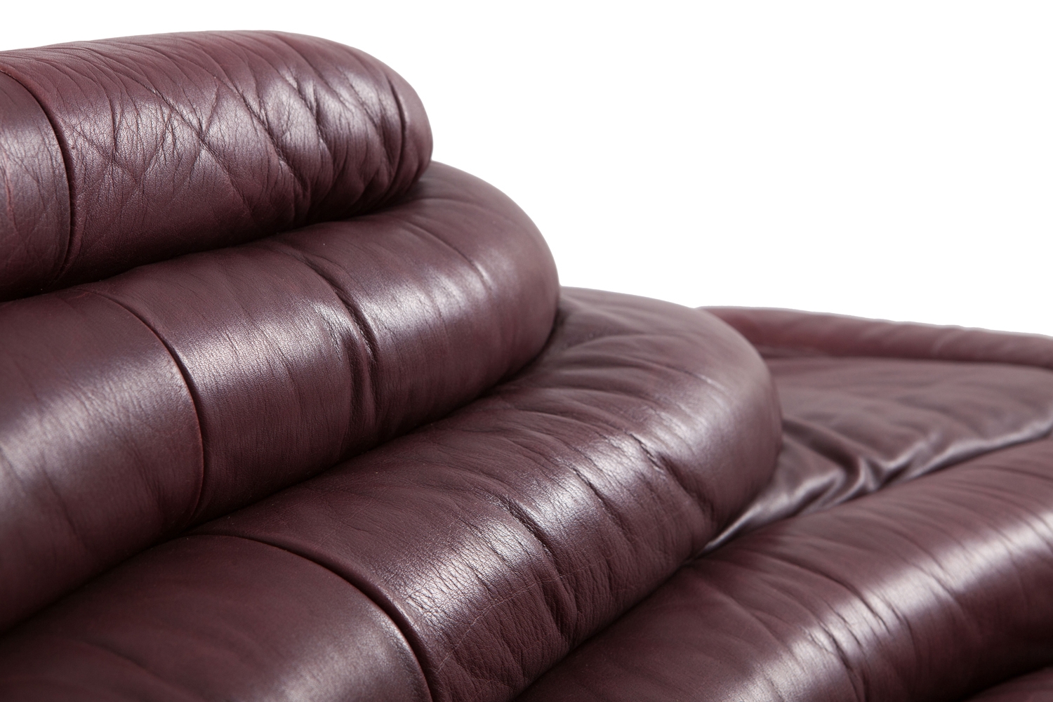 De Sede Leather Landscape Sofa's, Ubald Klug - 1970s