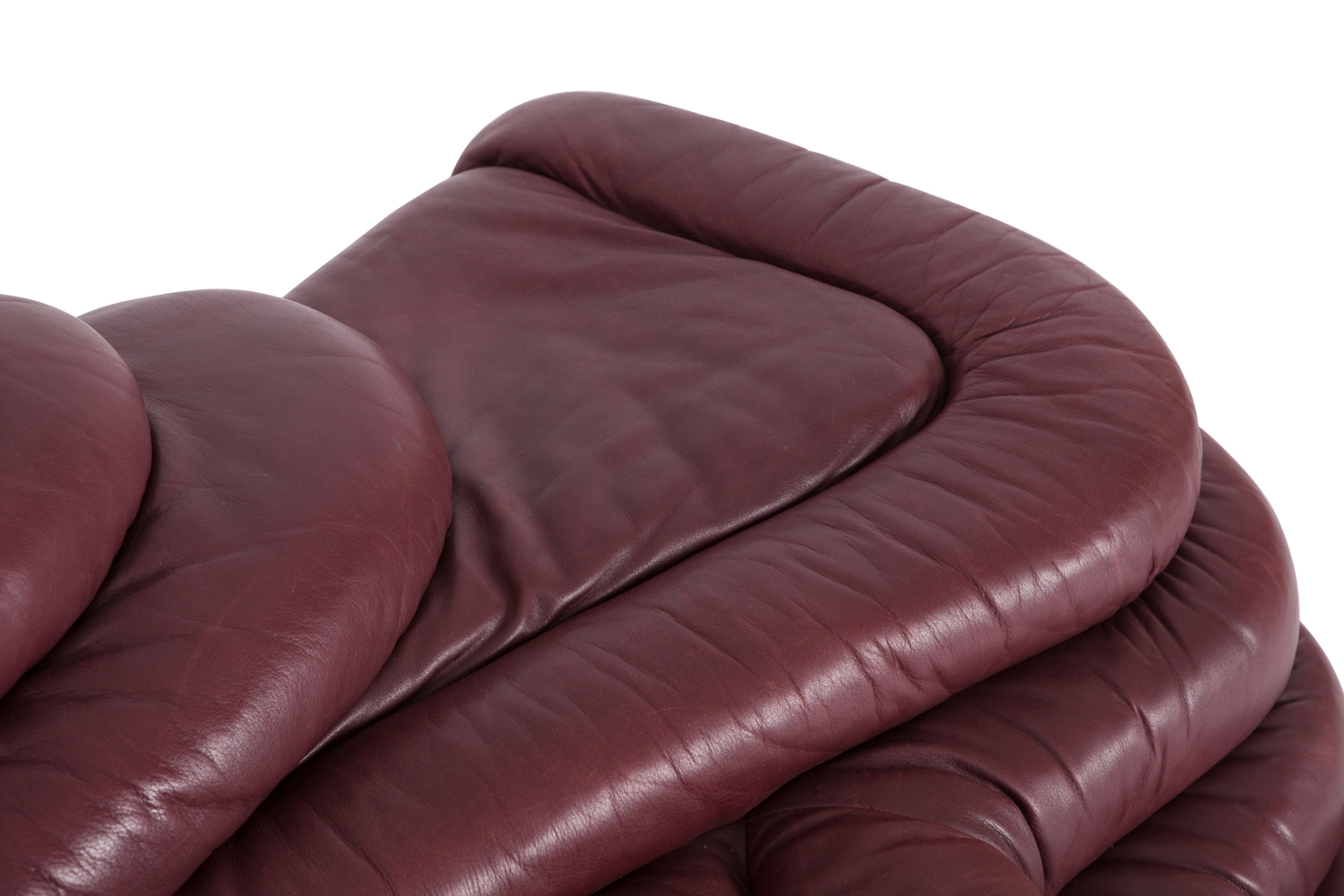 De Sede Leather Landscape Sofa's, Ubald Klug - 1970s