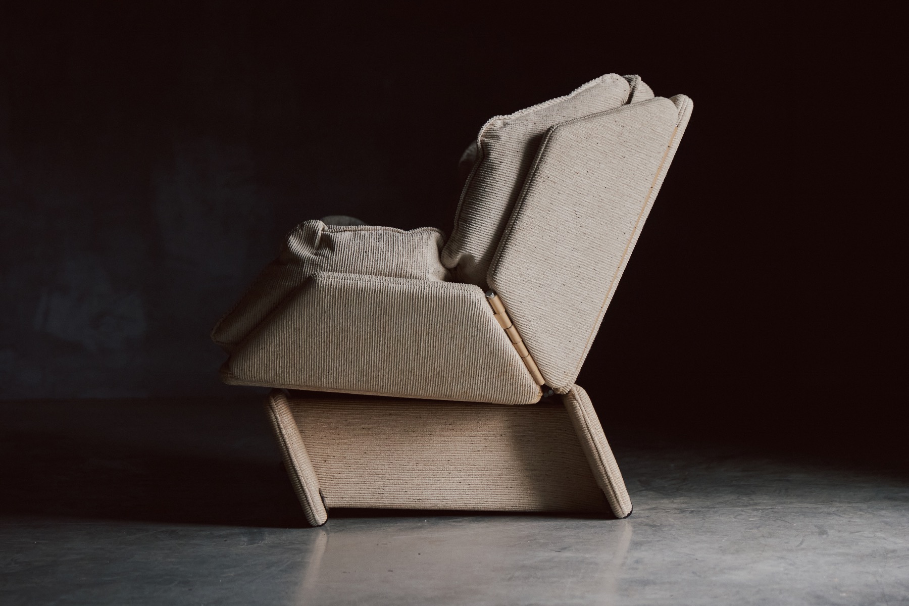 Saporiti Lounge Chair with Ottoman - 1970s