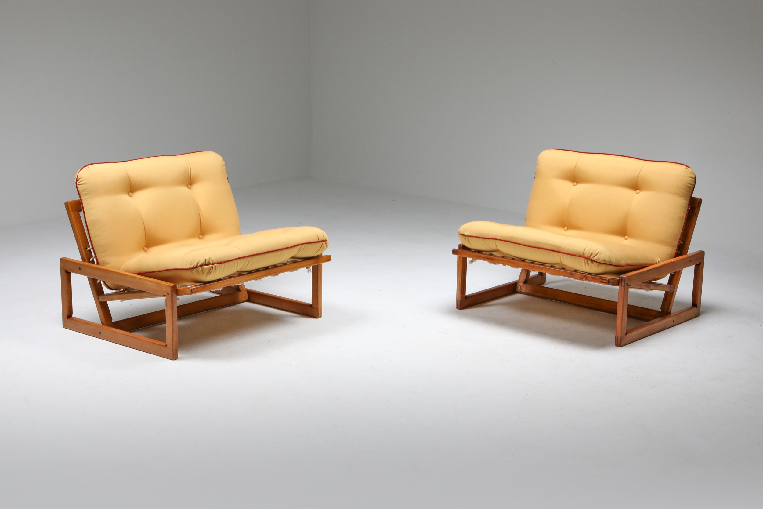 Cassina 'Carlotta' Lounge Chairs by Afra and Tobia Scarpa - 1960's