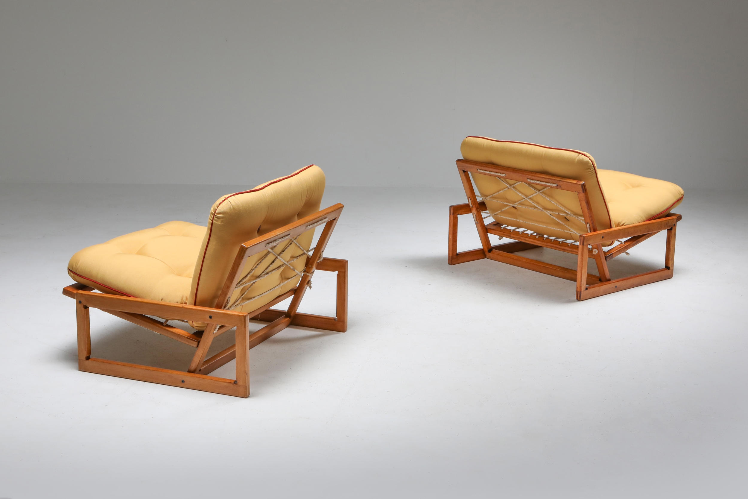 Cassina 'Carlotta' Lounge Chairs by Afra and Tobia Scarpa - 1960's