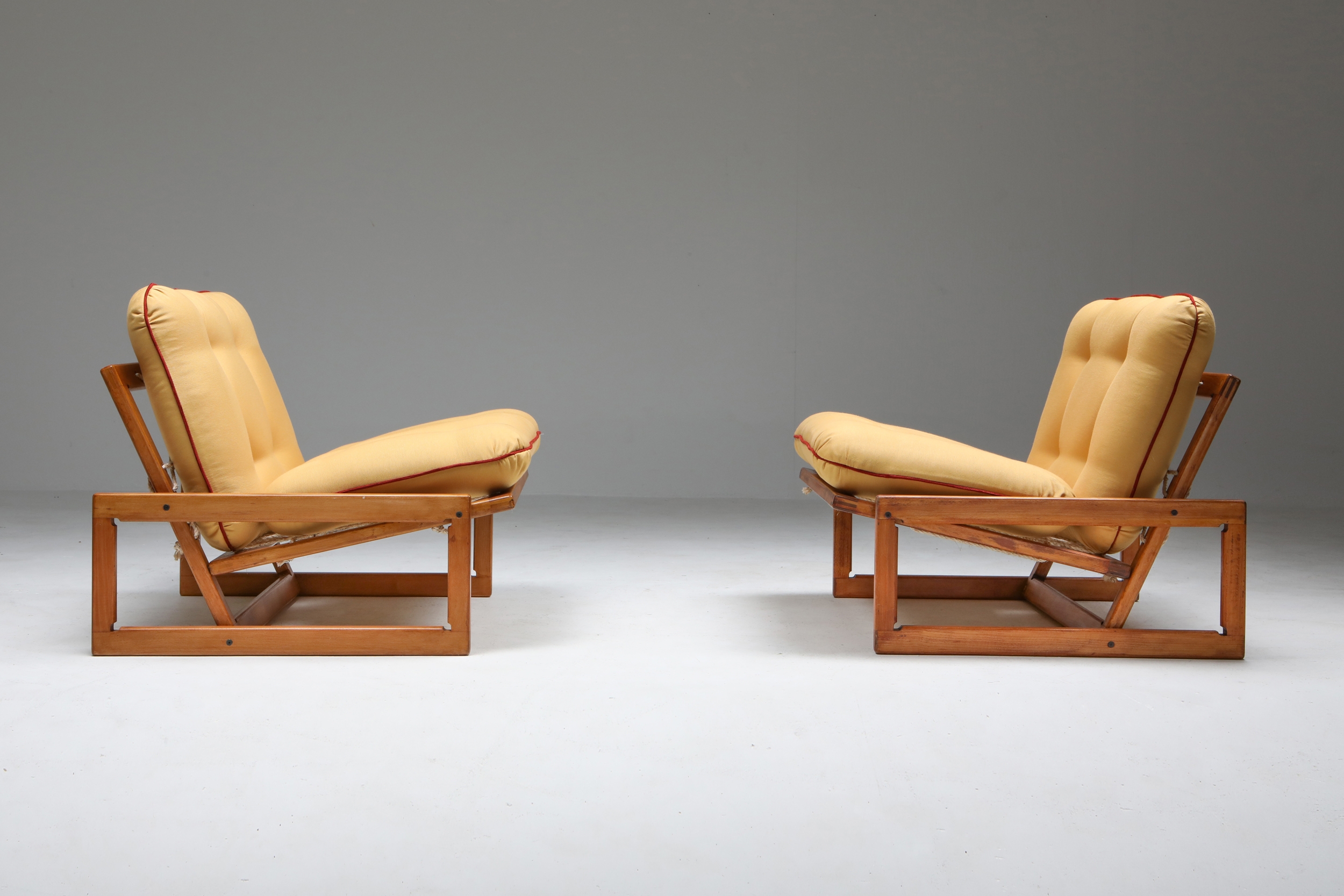 Cassina 'Carlotta' Lounge Chairs by Afra and Tobia Scarpa - 1960's
