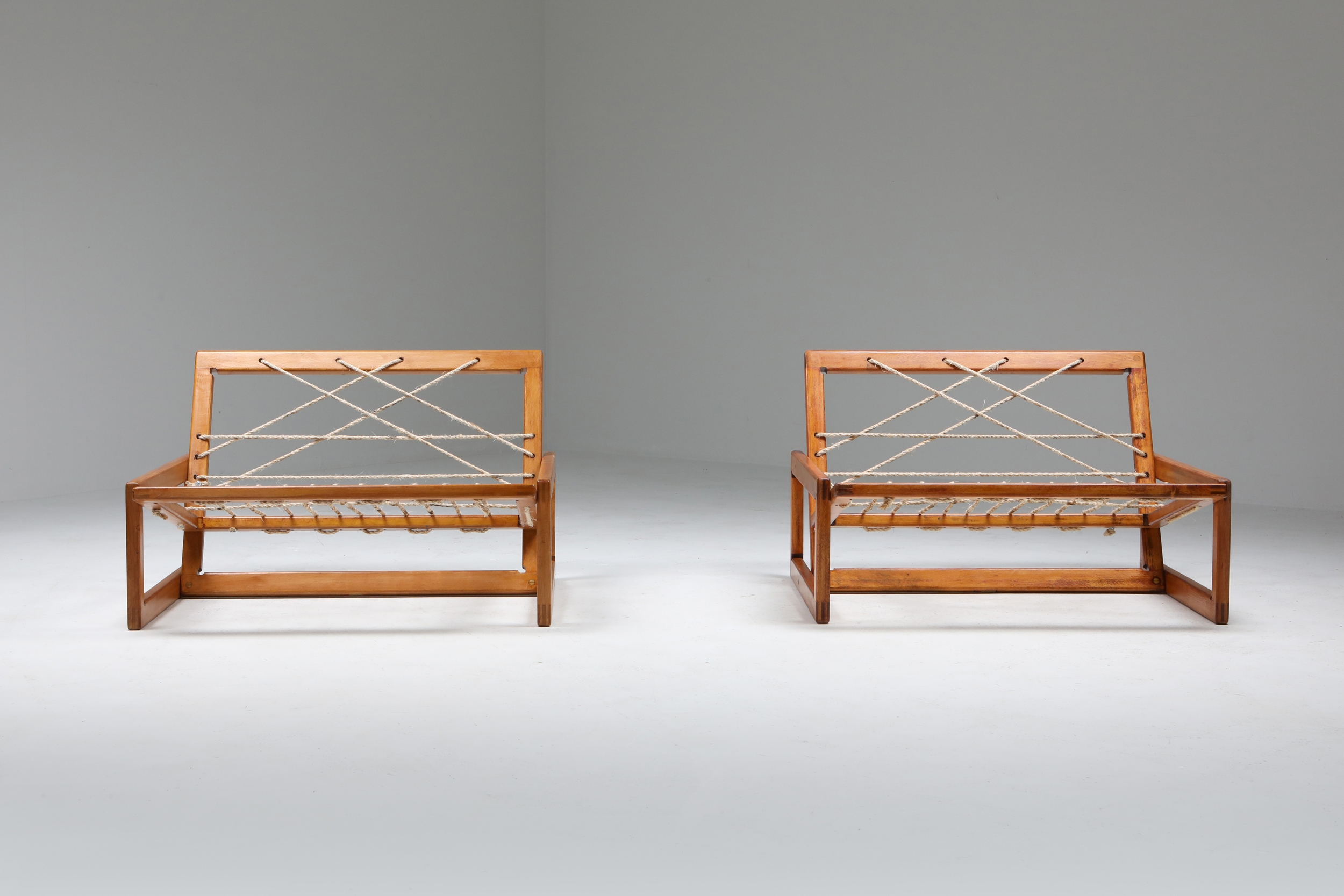 Cassina 'Carlotta' Lounge Chairs by Afra and Tobia Scarpa - 1960's
