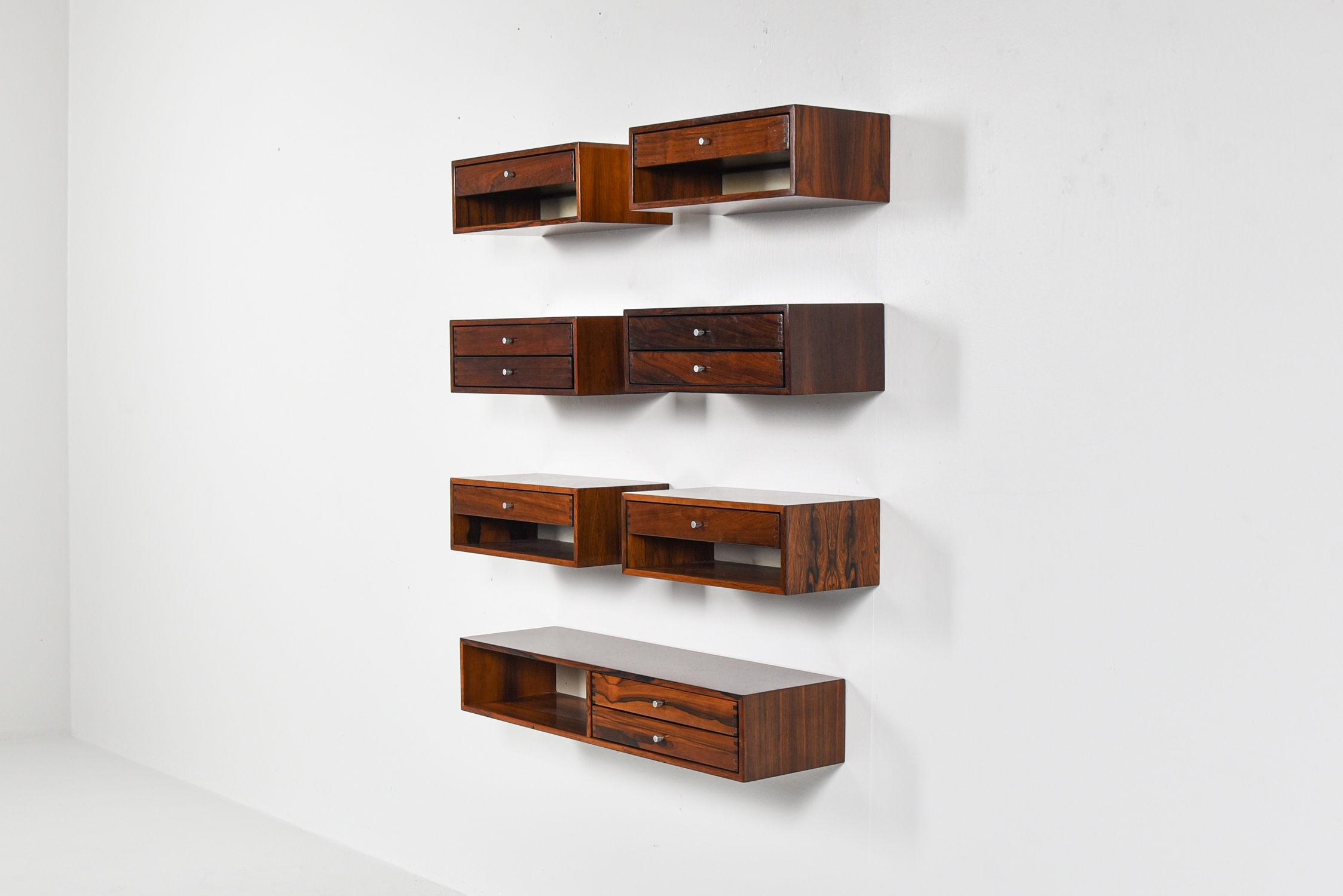Kai Kristiansen Wall Consoles °127 in Rosewood - 1950's