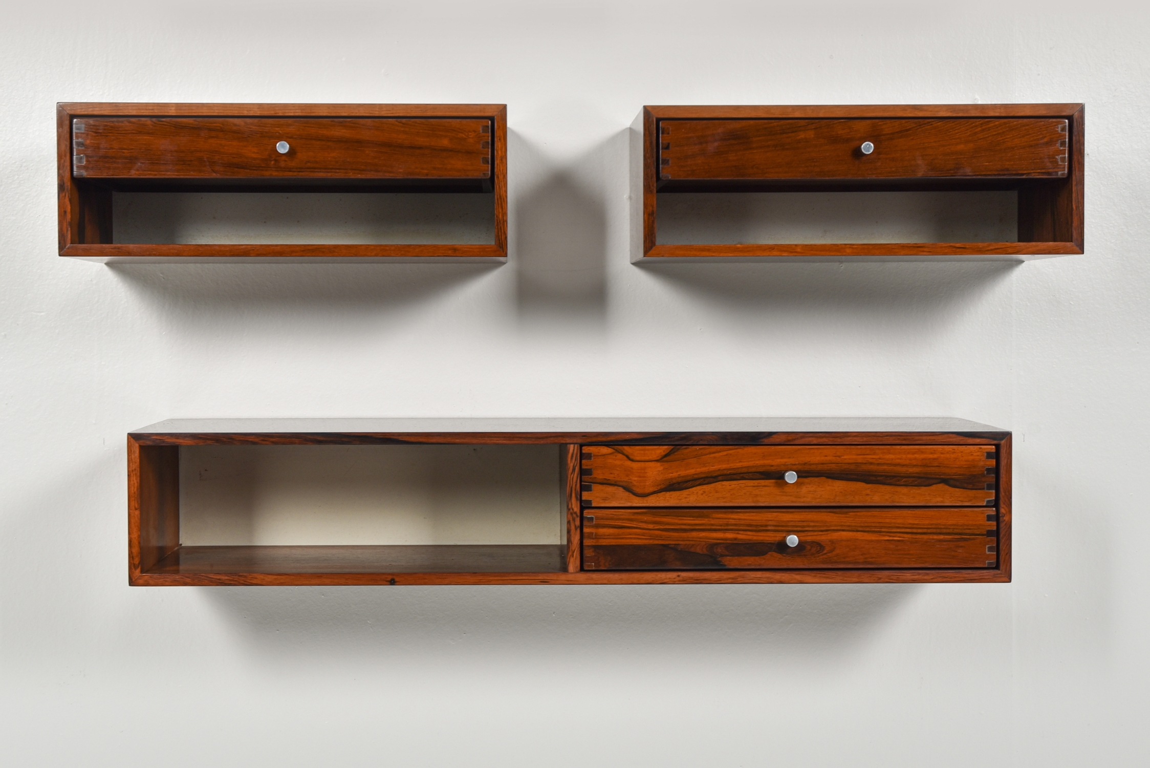 Kai Kristiansen Wall Consoles °127 in Rosewood - 1950's