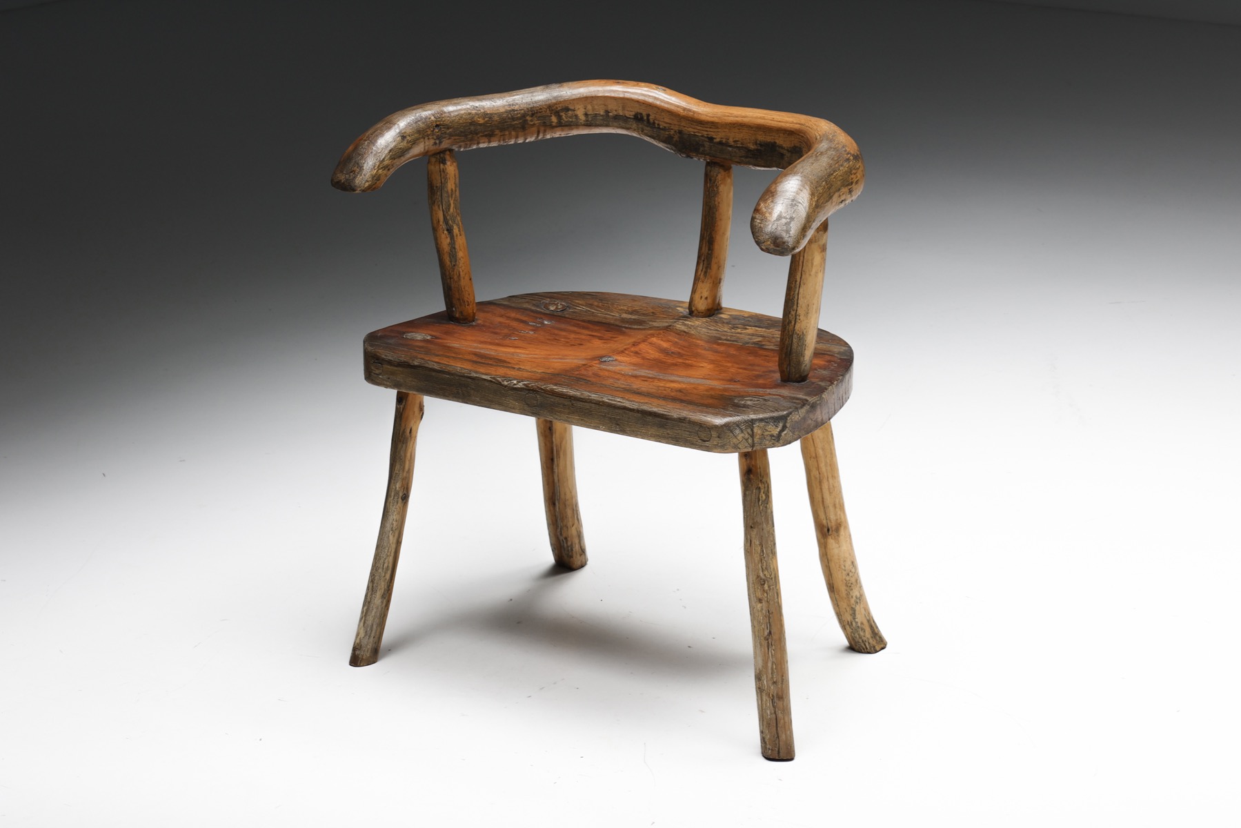 Sculptural Scandinavian Wabi Sabi Chair - 1940's