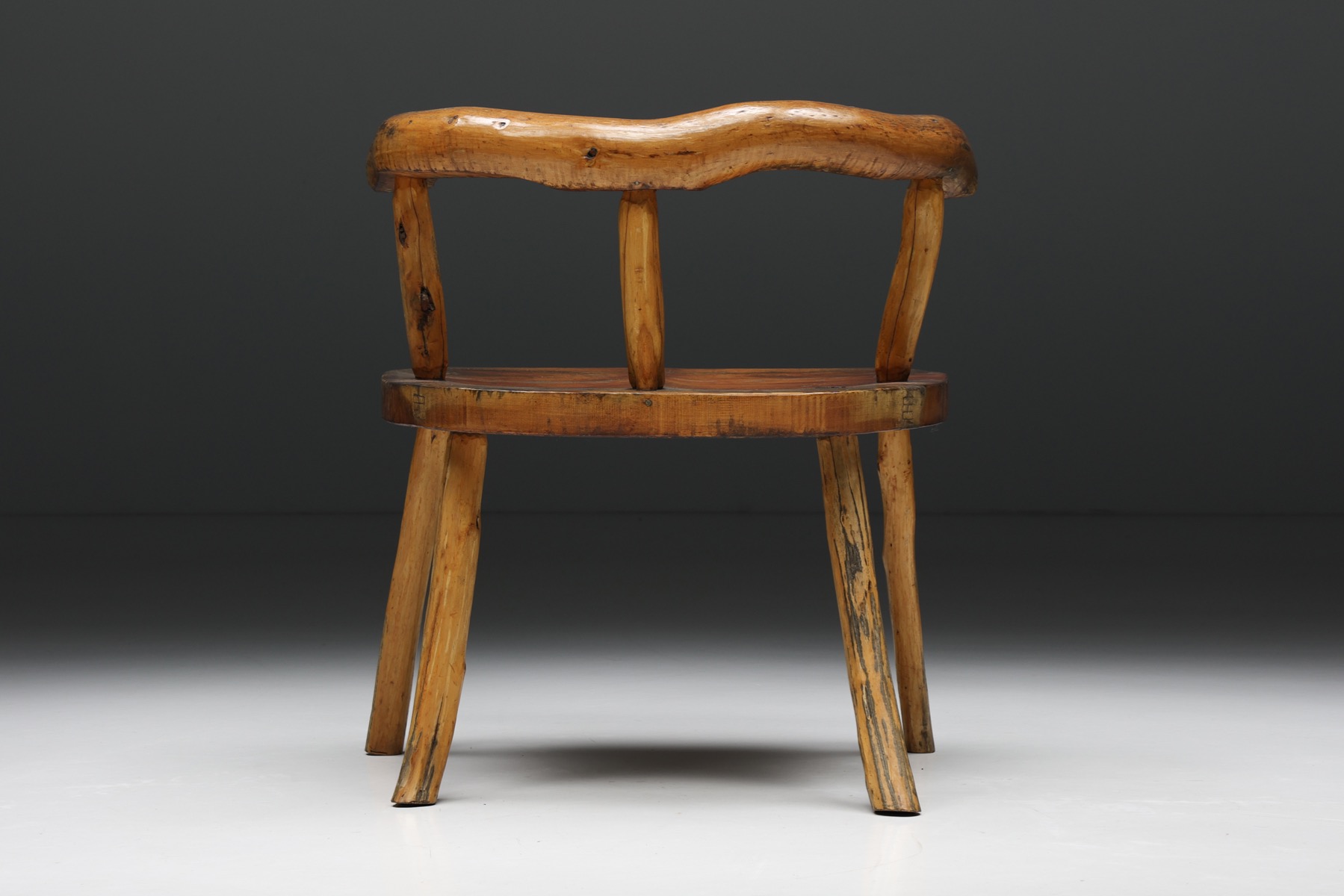 Sculptural Scandinavian Wabi Sabi Chair - 1940's