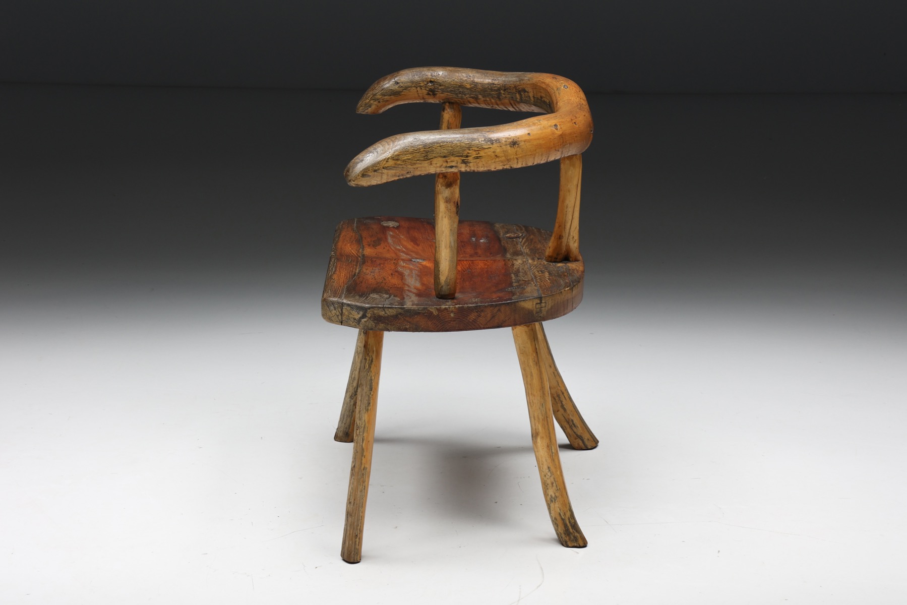Sculptural Scandinavian Wabi Sabi Chair - 1940's