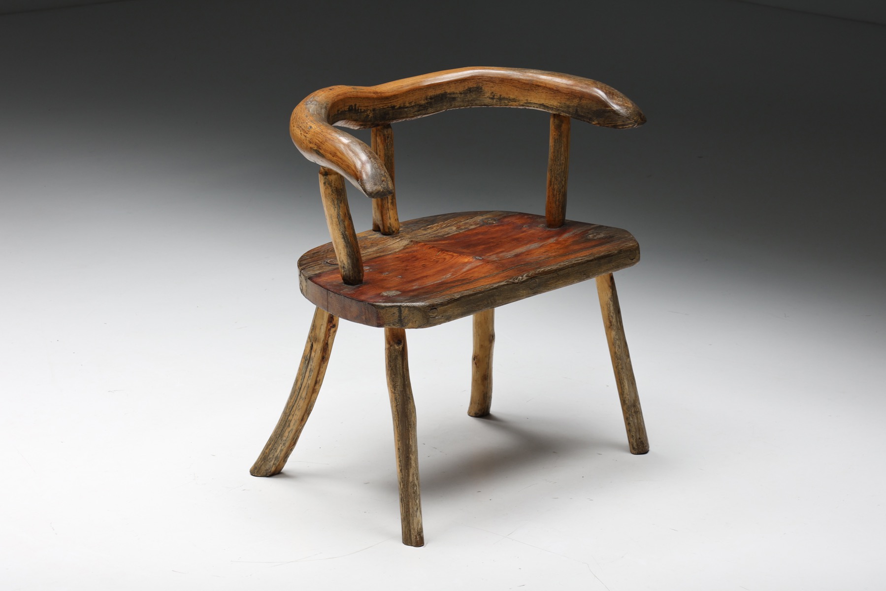 Sculptural Scandinavian Wabi Sabi Chair - 1940's