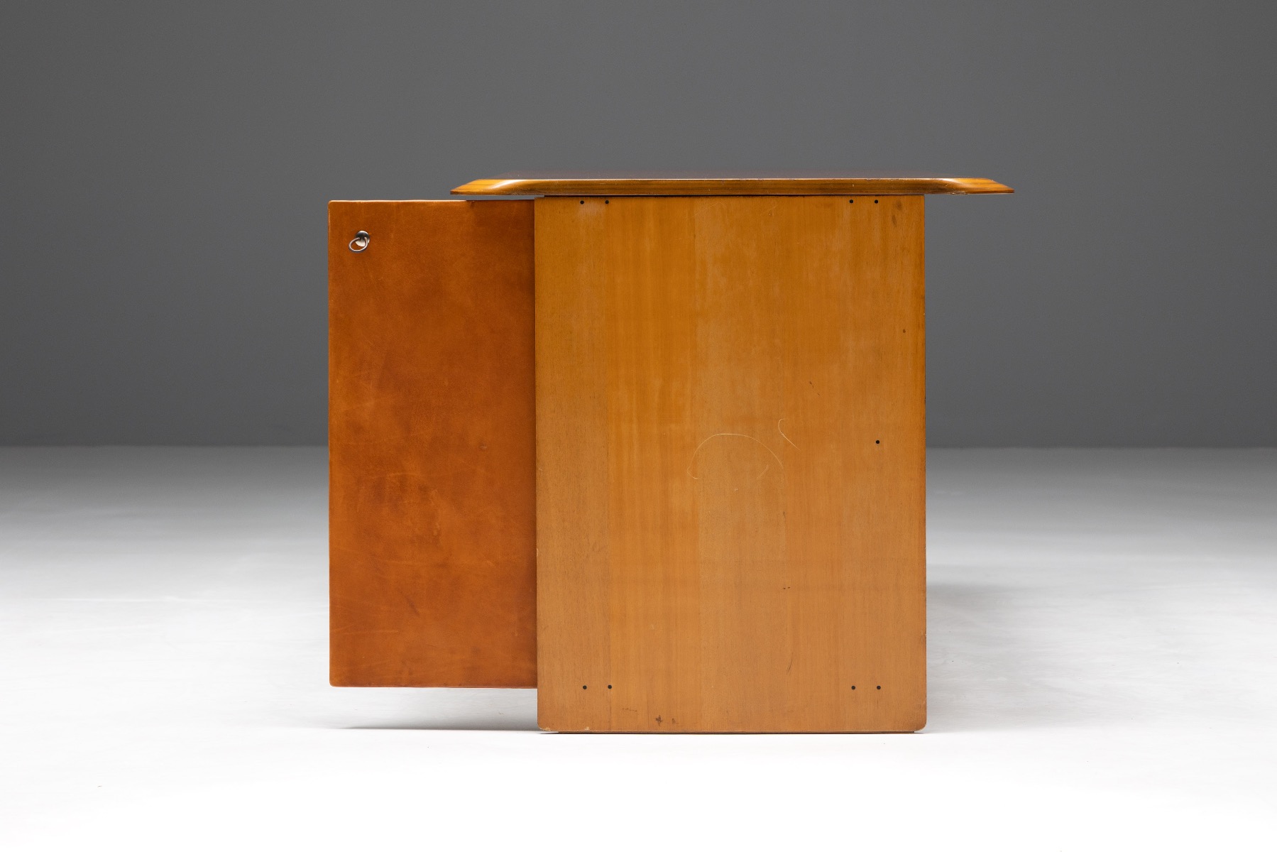 Walnut Desk by Afra & Tobia Scarpa for Maxalto - 1970s