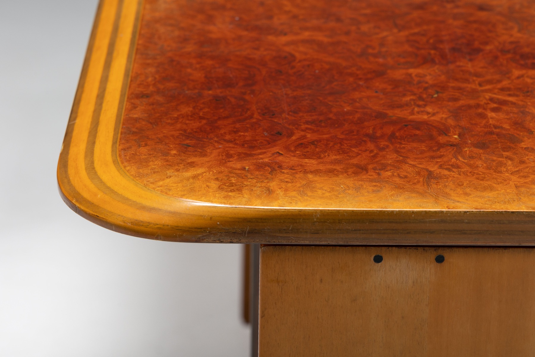 Walnut Desk by Afra & Tobia Scarpa for Maxalto - 1970s