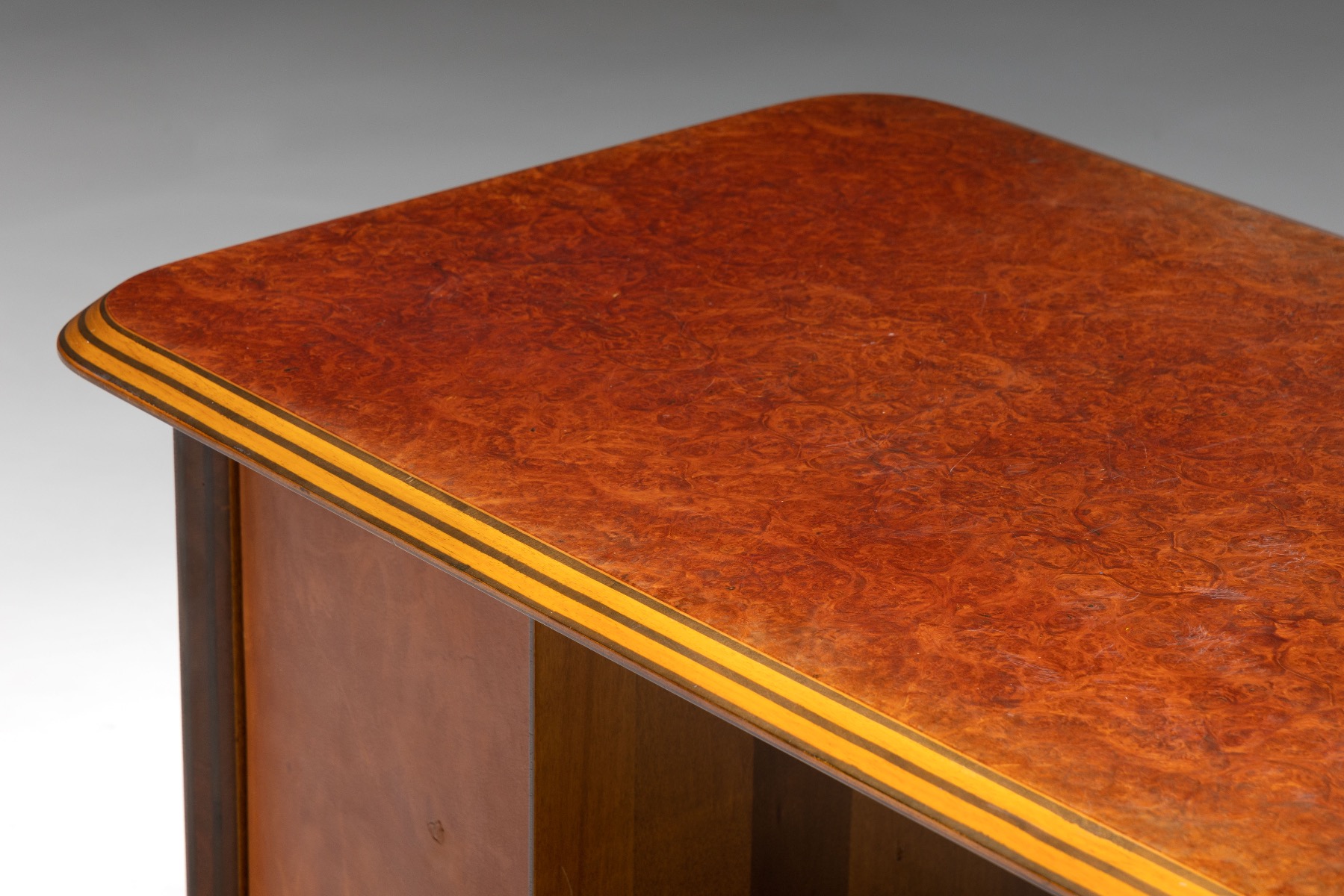 Walnut Desk by Afra & Tobia Scarpa for Maxalto - 1970s