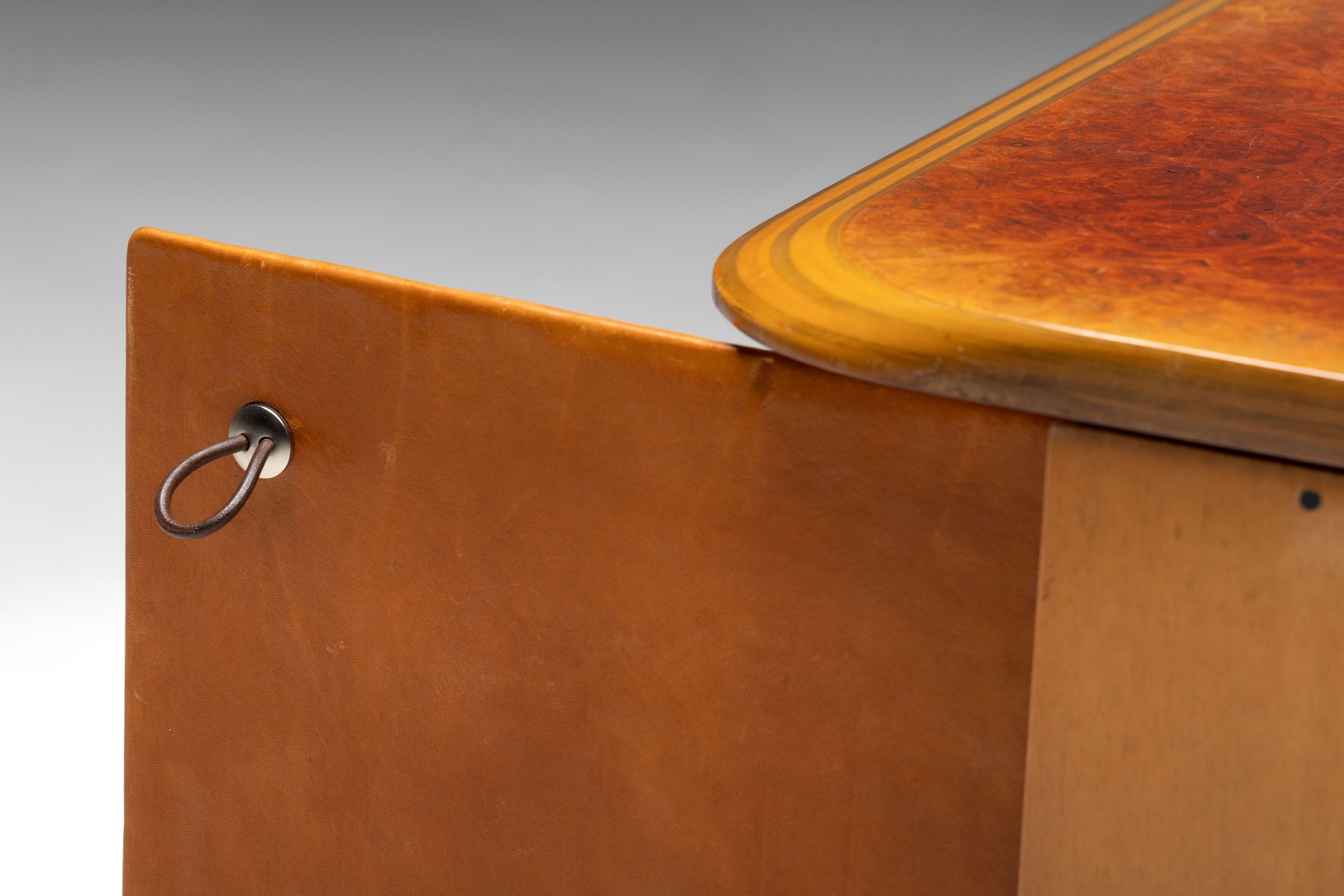 Walnut Desk by Afra & Tobia Scarpa for Maxalto - 1970s