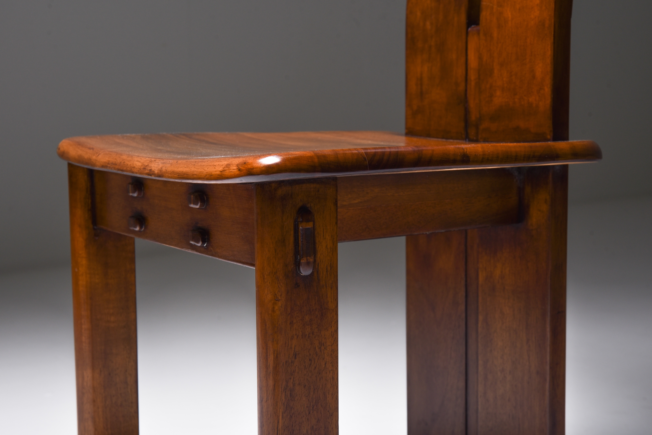 Italian Afra & Tobia Scarpa "Africa" Dining Chairs for Maxalto - 1975
