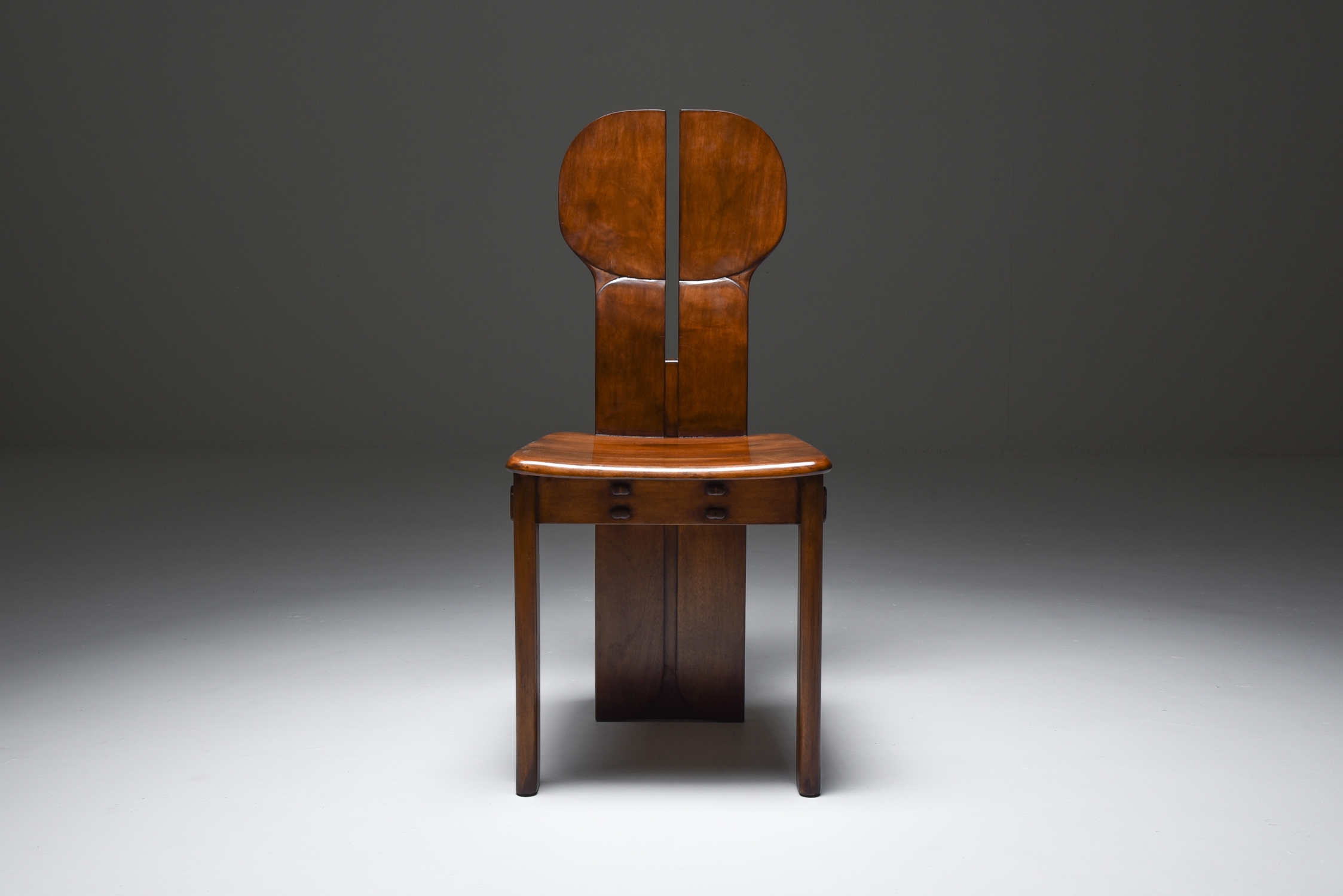 Italian Afra & Tobia Scarpa "Africa" Dining Chairs for Maxalto - 1975
