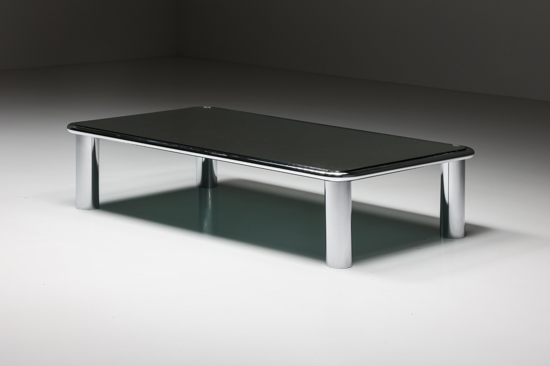 Sesann Mirrored Coffee Table by Gianfranco Frattini for Cassina - 1960's