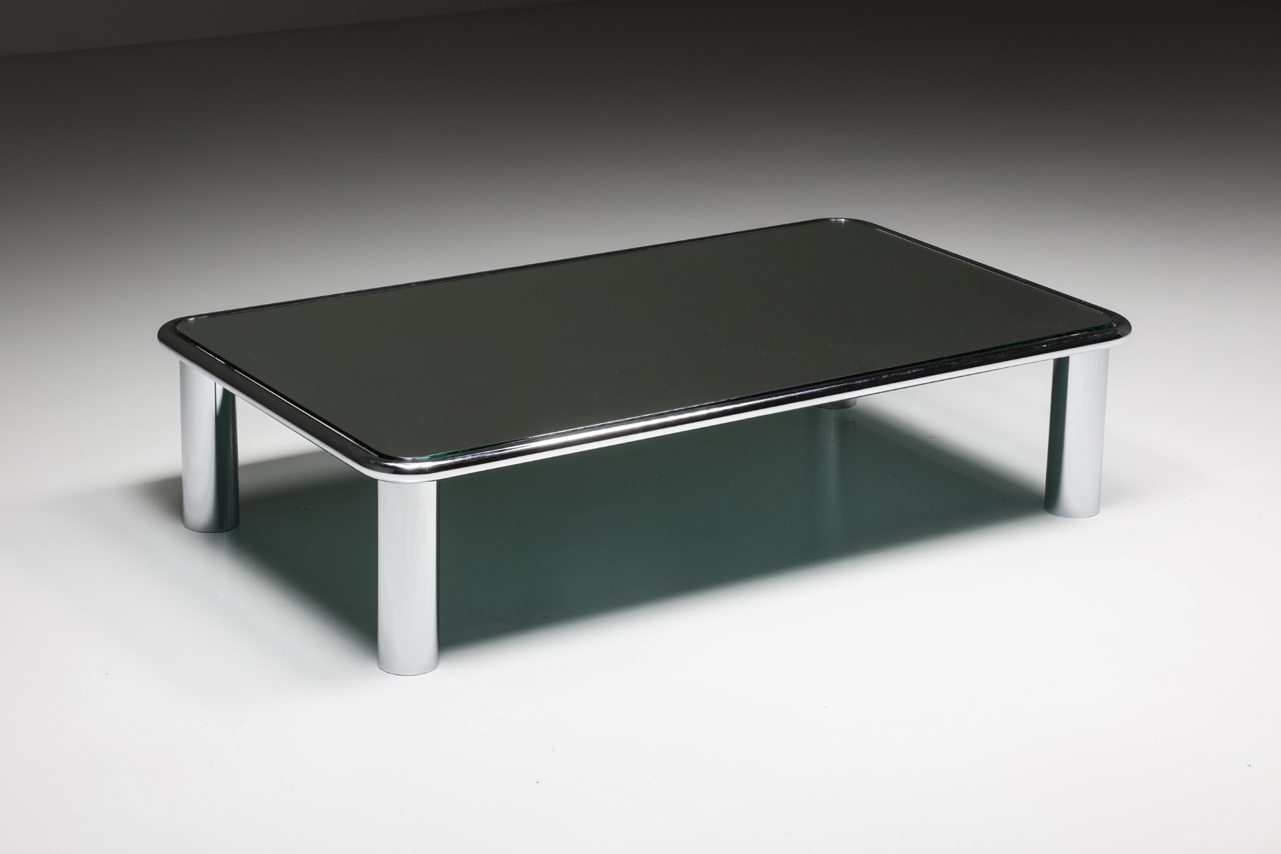 Sesann Mirrored Coffee Table by Gianfranco Frattini for Cassina - 1960's