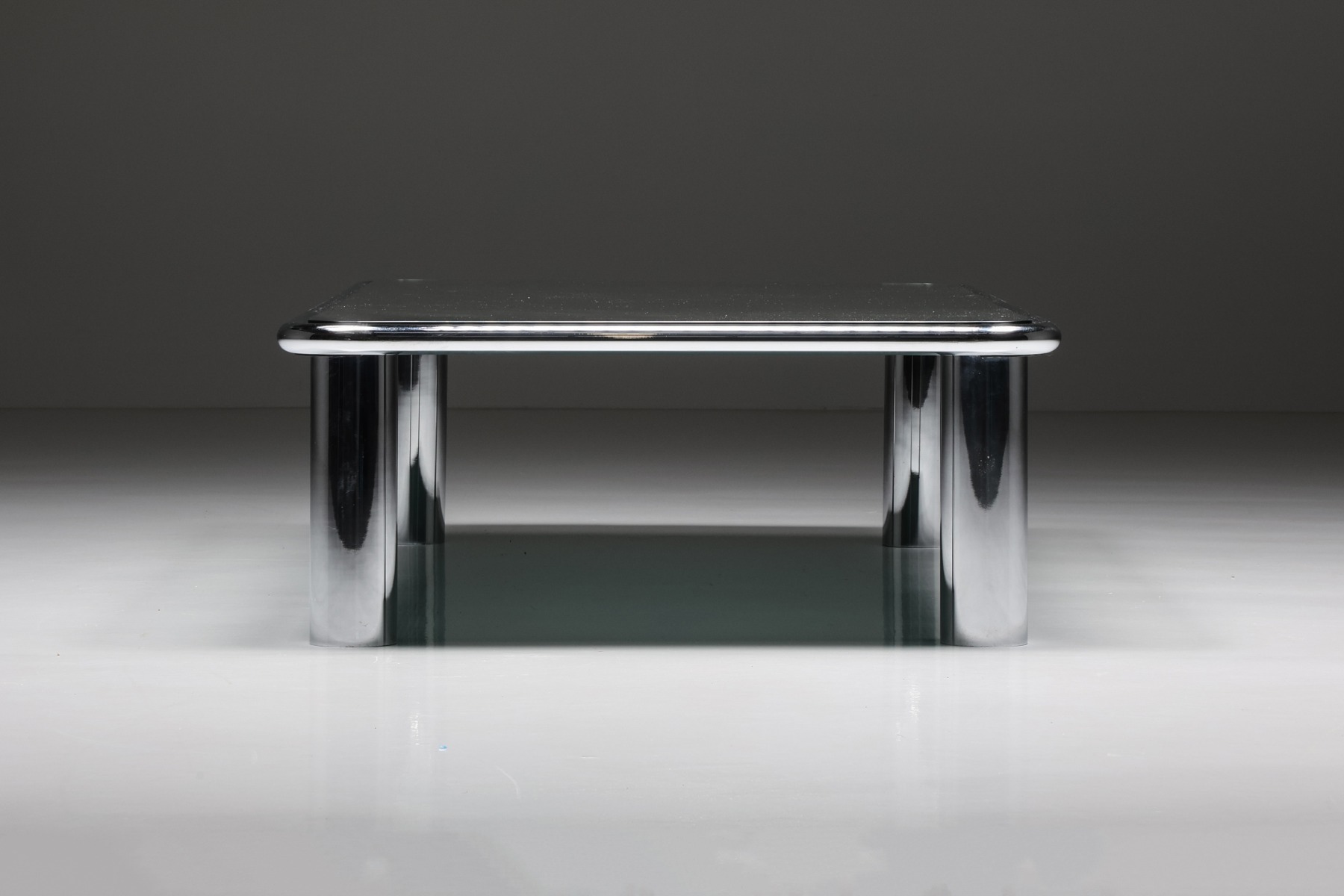 Sesann Mirrored Coffee Table by Gianfranco Frattini for Cassina - 1960's