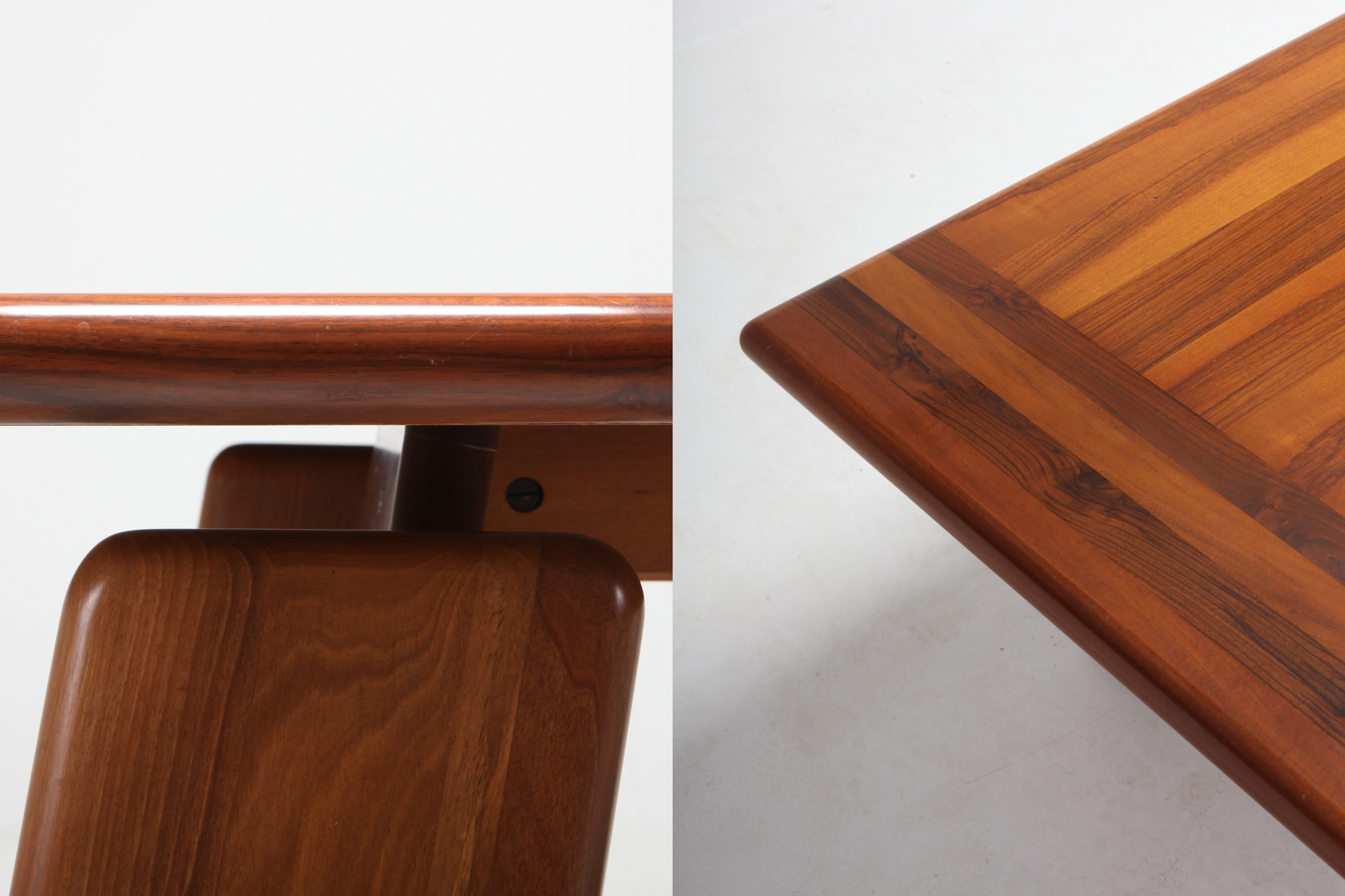 Postmodern Walnut Dining Table by Afra & Tobia Scarpa - 1980s