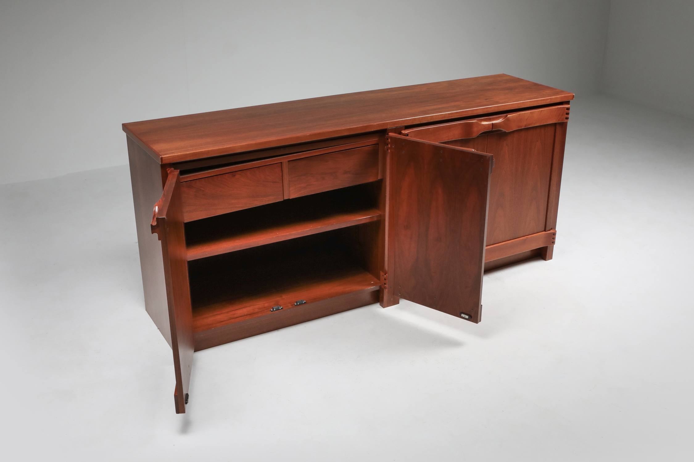 Walnut Credenza by Franz Xaver Sproll - 1960s