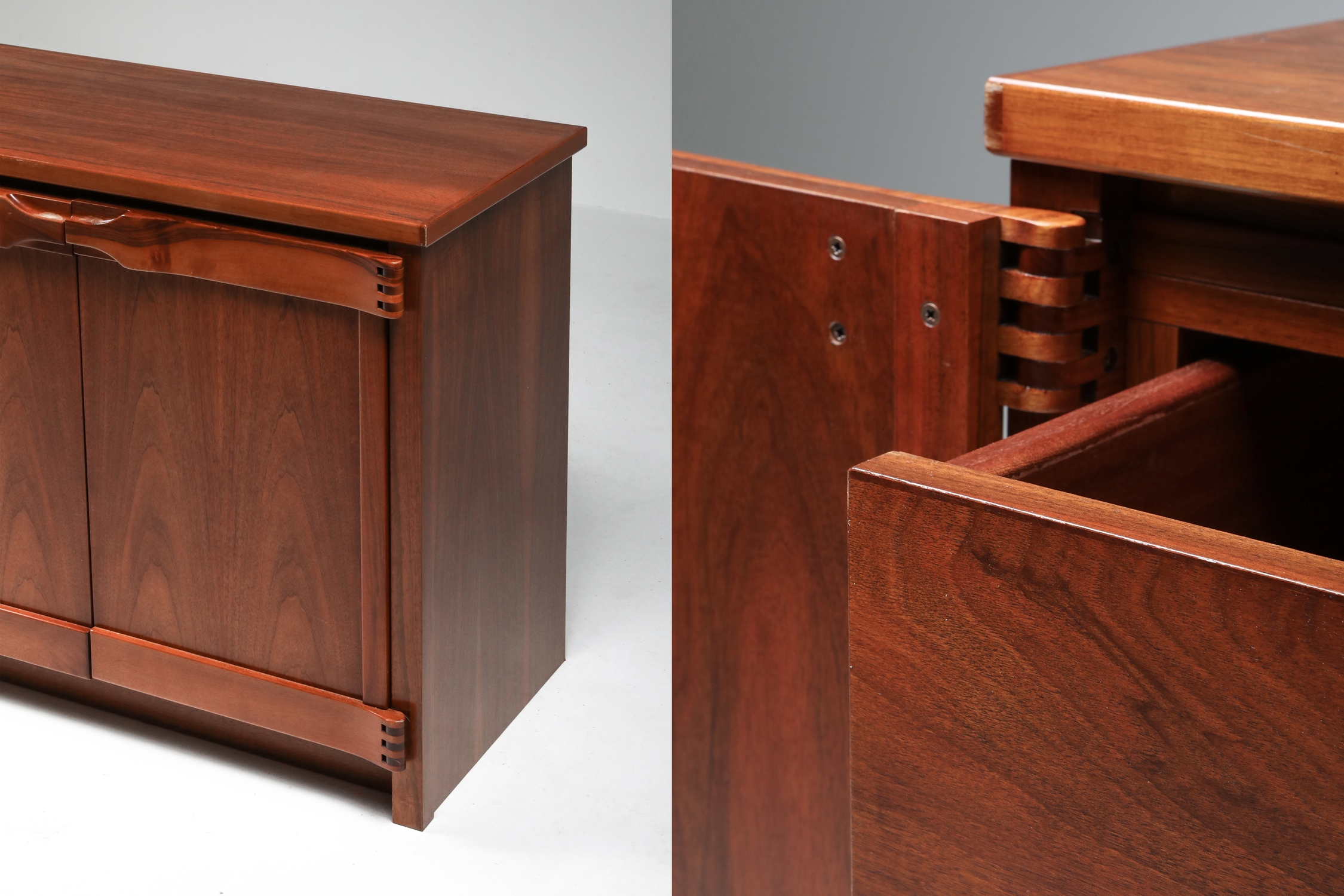 Walnut Credenza by Franz Xaver Sproll - 1960s