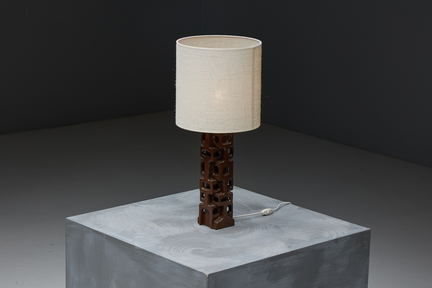 Sculpted Table Lamp by Gianni Pinna - 1970s