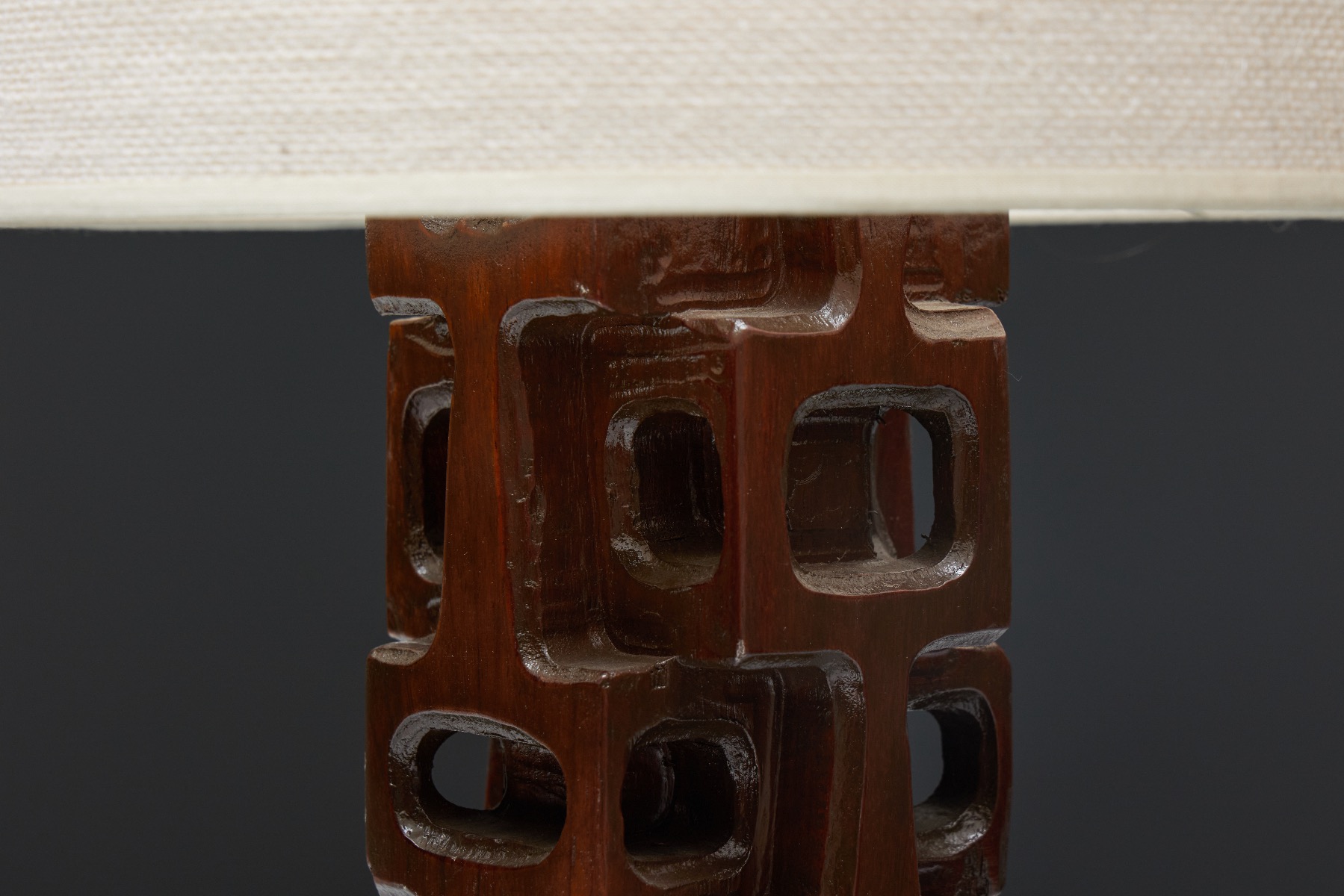 Sculpted Table Lamp by Gianni Pinna - 1970s