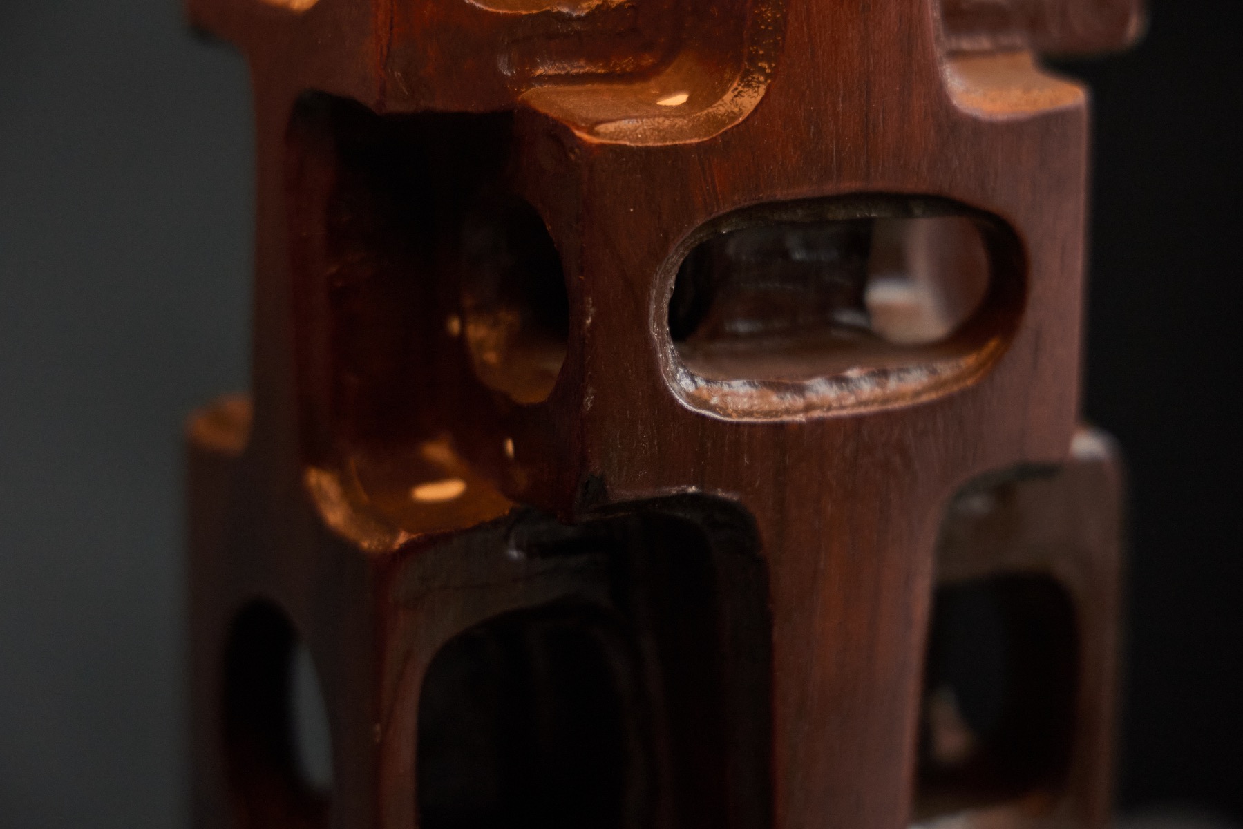 Sculpted Table Lamp by Gianni Pinna - 1970s