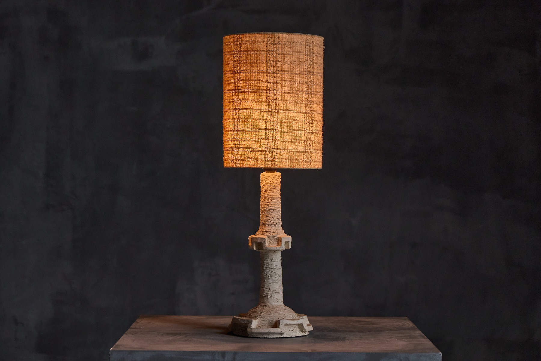 Sculptural Brutalist Table Lamps - 1970s