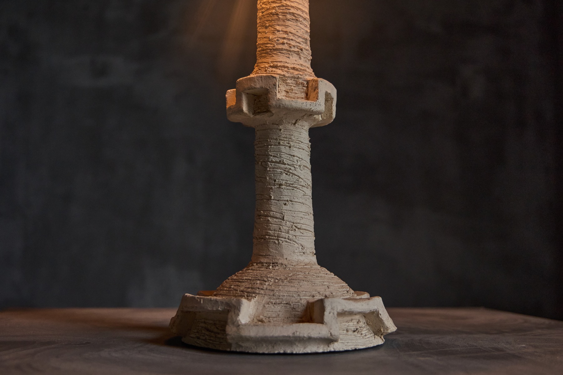 Sculptural Brutalist Table Lamps - 1970s