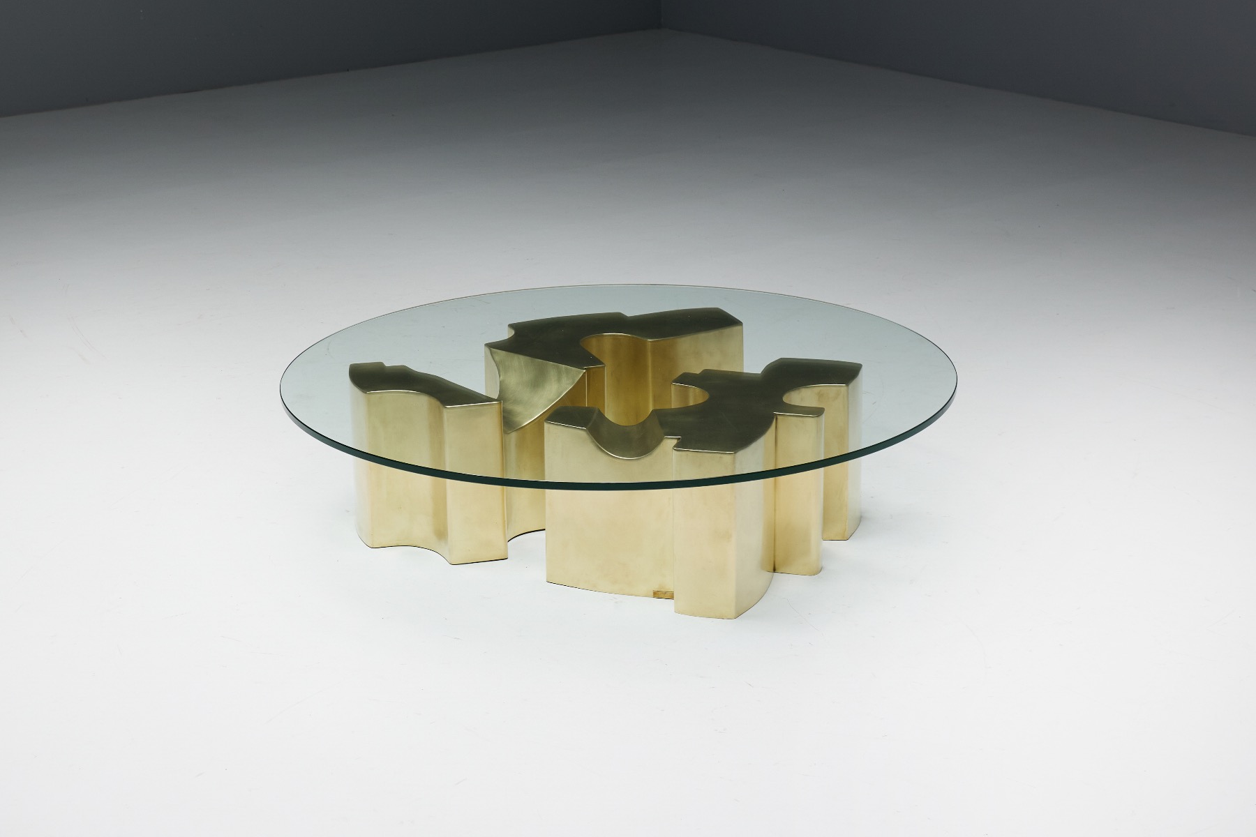 Sculptural Coffee Table by Fernand Dresse - 1970s
