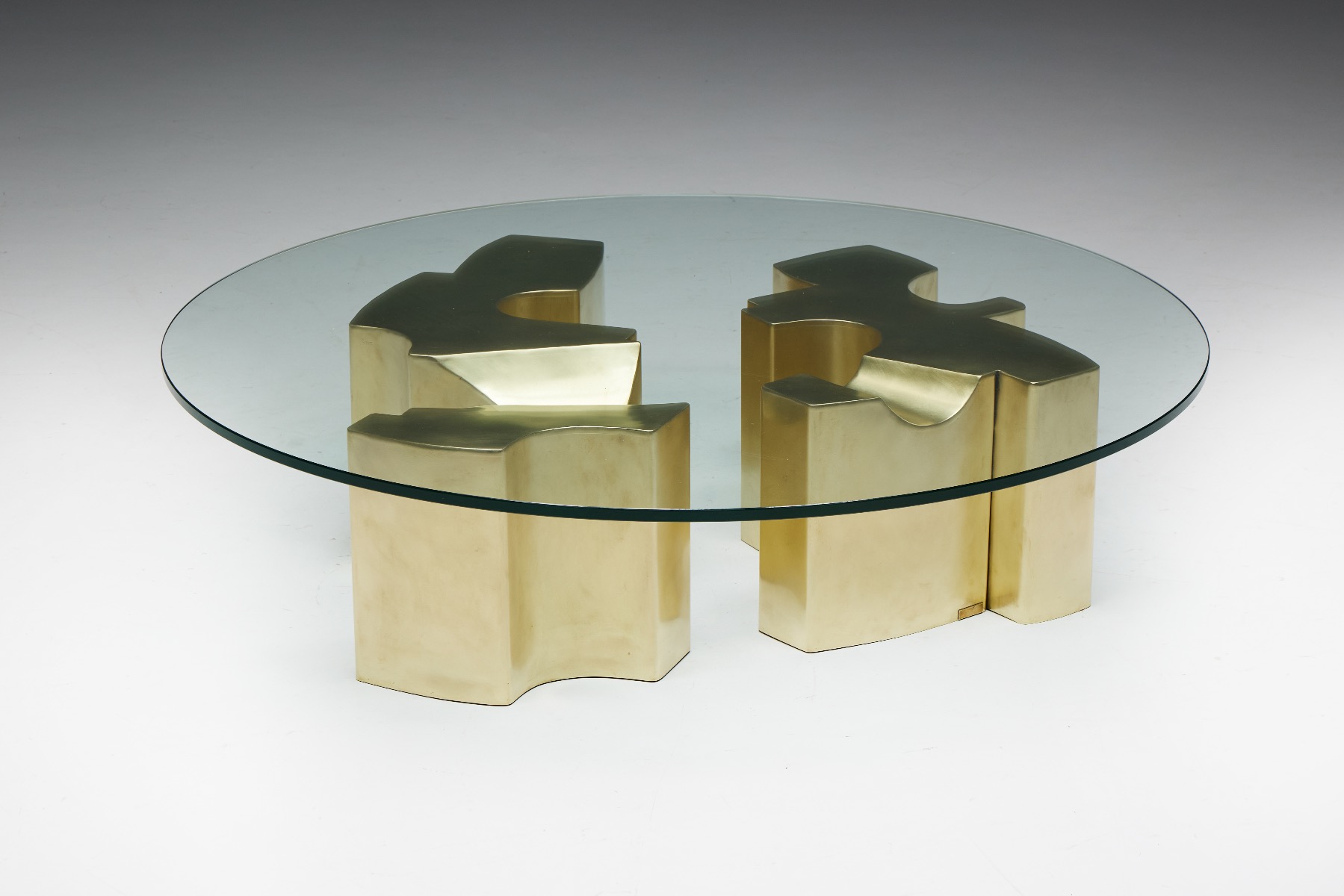 Sculptural Coffee Table by Fernand Dresse - 1970s