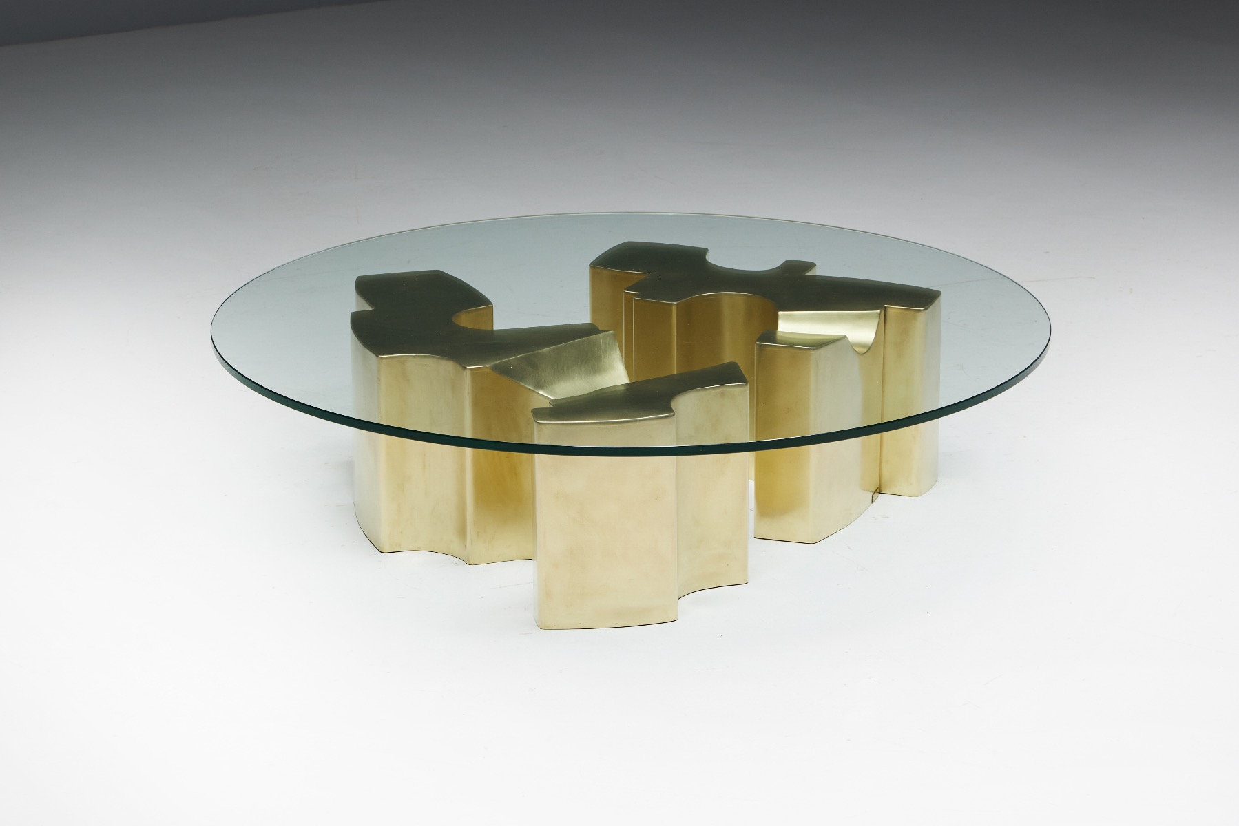 Sculptural Coffee Table by Fernand Dresse - 1970s