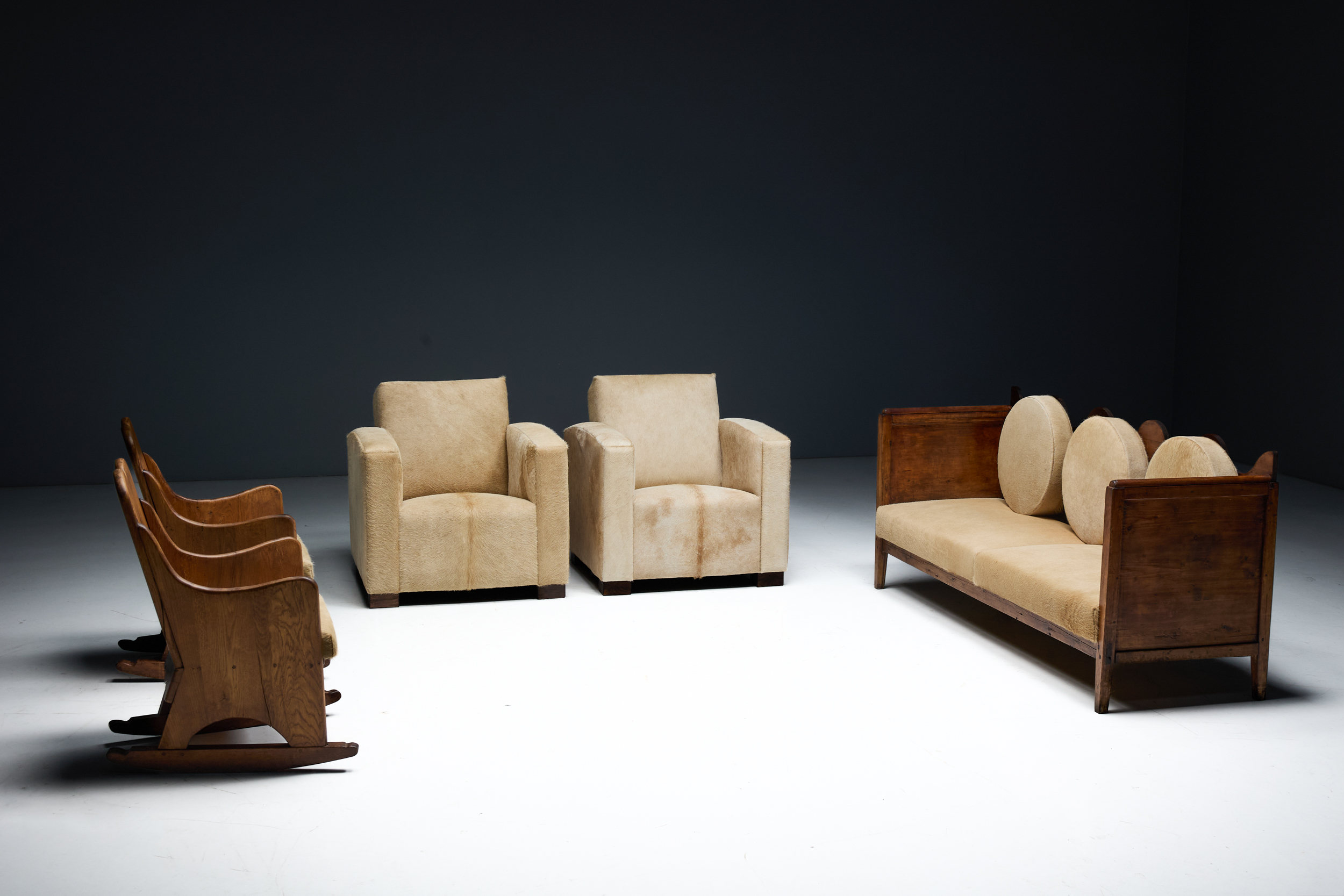 Settee in the Style of Axel Einar Hjorth, Sweden - 1930s