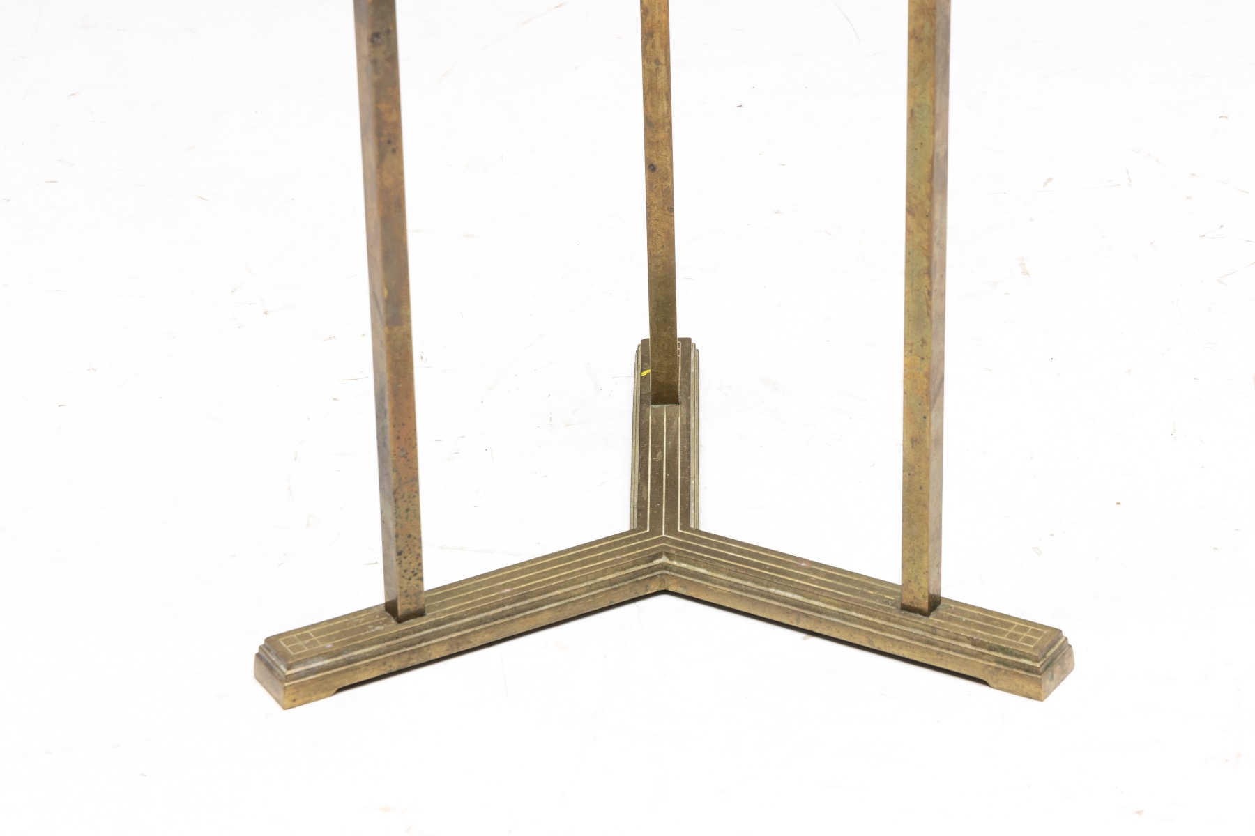 Side Table by Peter Ghyczy in Brass and Glass - 1970s