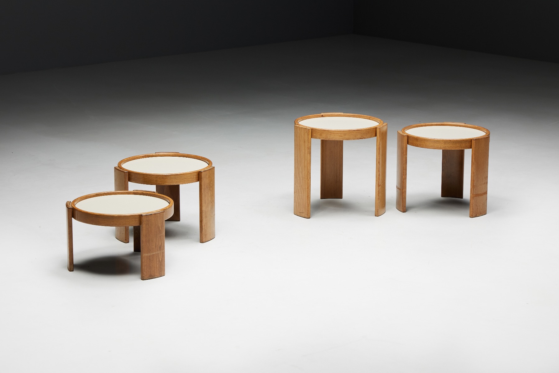 Nesting Tables by Gianfranco Frattini for Cassina - 1966