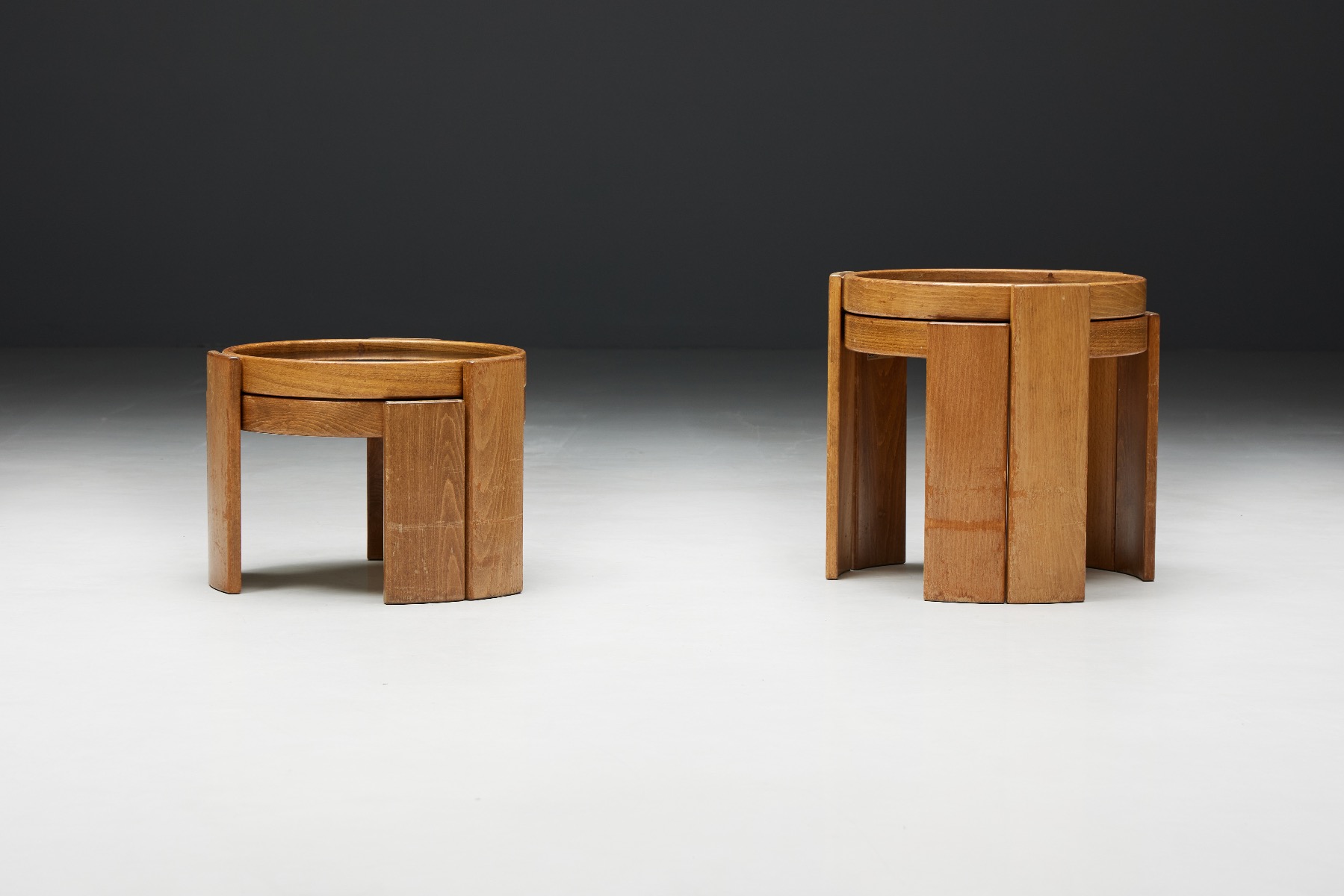 Nesting Tables by Gianfranco Frattini for Cassina - 1966