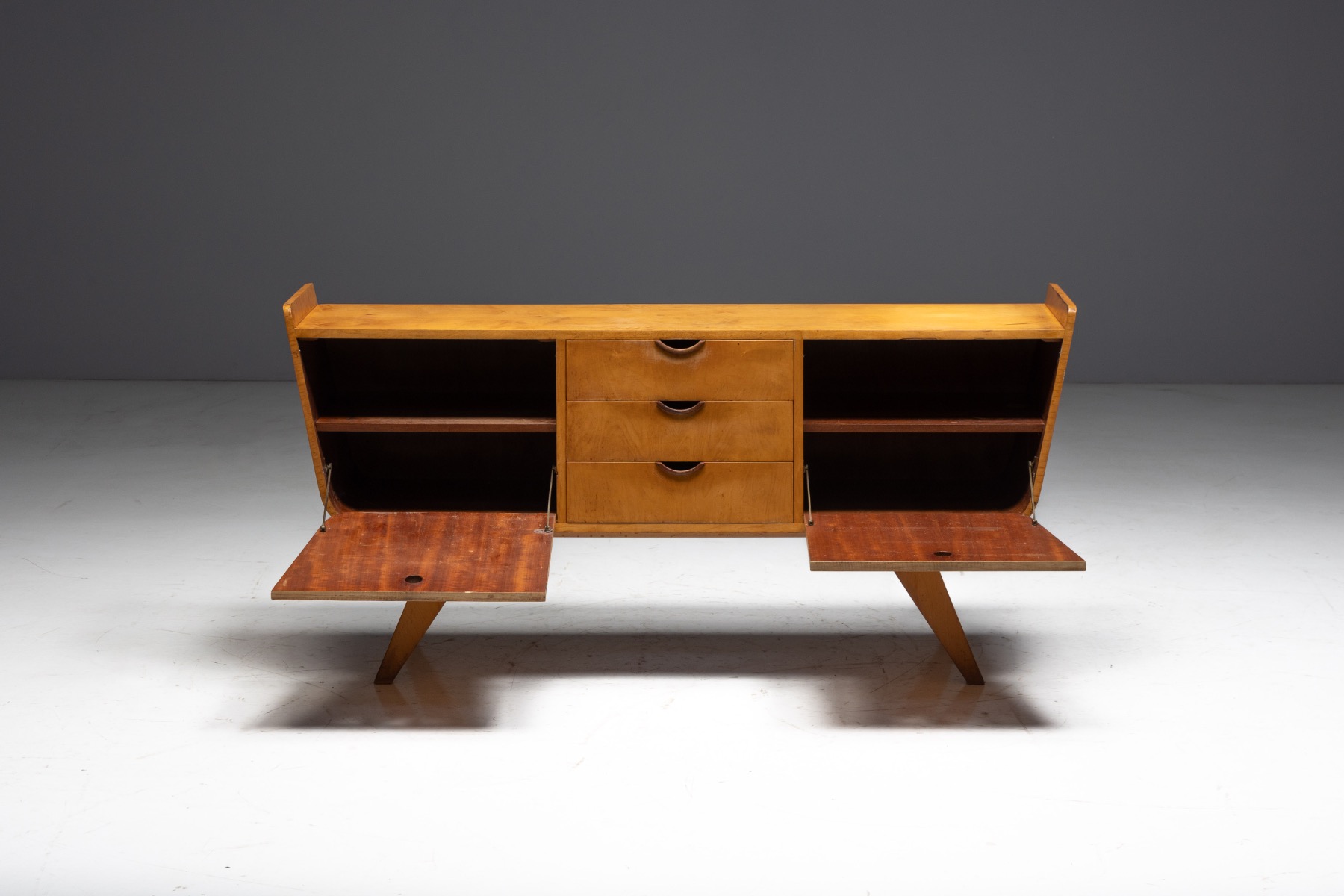 Sideboard Attributed to Cor Alons for Den Boer Gouda, Netherlands - 1950s