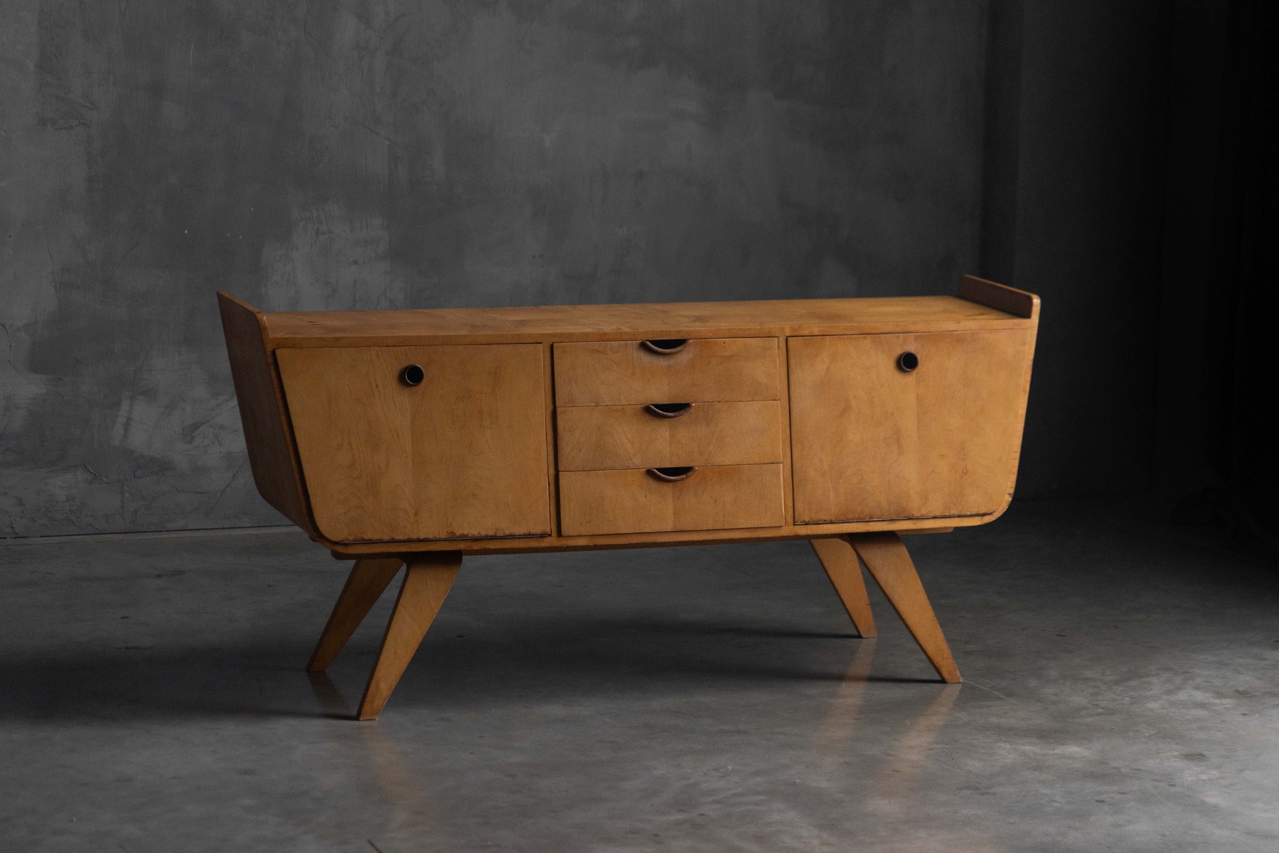 Sideboard Attributed to Cor Alons for Den Boer Gouda, Netherlands - 1950s