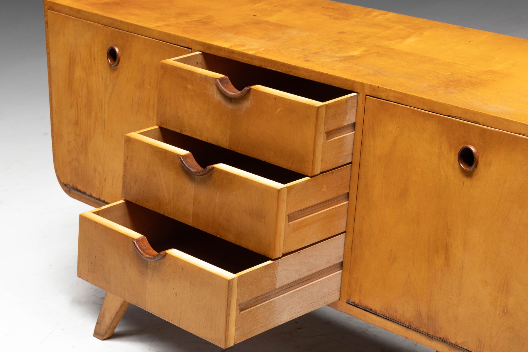 Sideboard Attributed to Cor Alons for Den Boer Gouda, Netherlands - 1950s