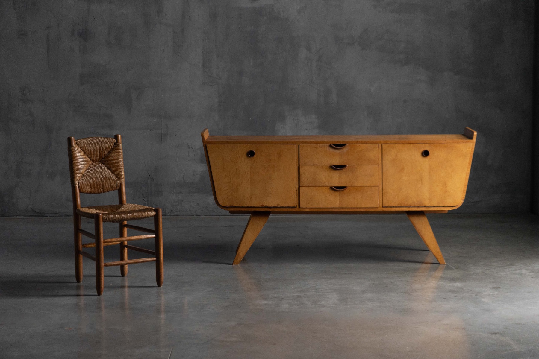 Sideboard Attributed to Cor Alons for Den Boer Gouda, Netherlands - 1950s
