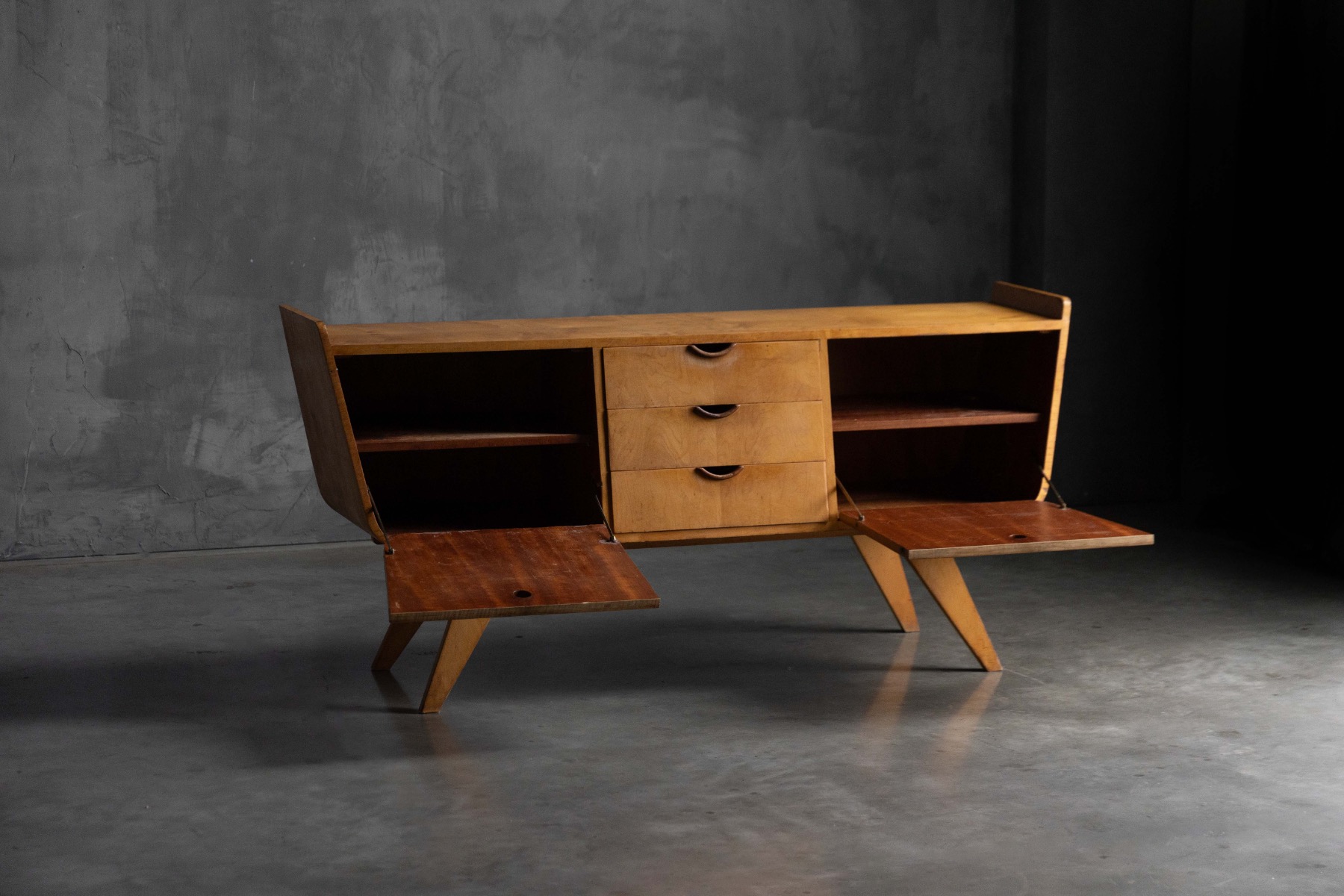 Sideboard Attributed to Cor Alons for Den Boer Gouda, Netherlands - 1950s