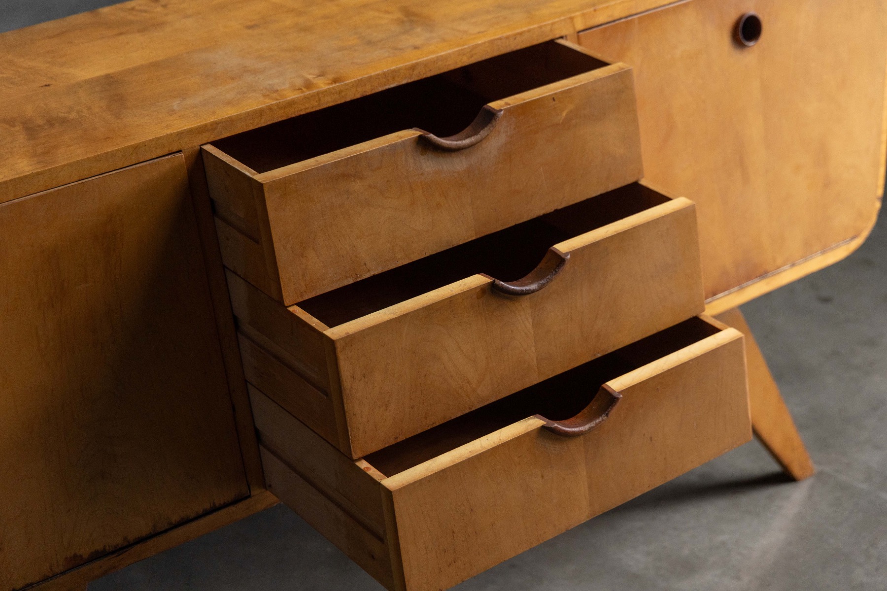 Sideboard Attributed to Cor Alons for Den Boer Gouda, Netherlands - 1950s