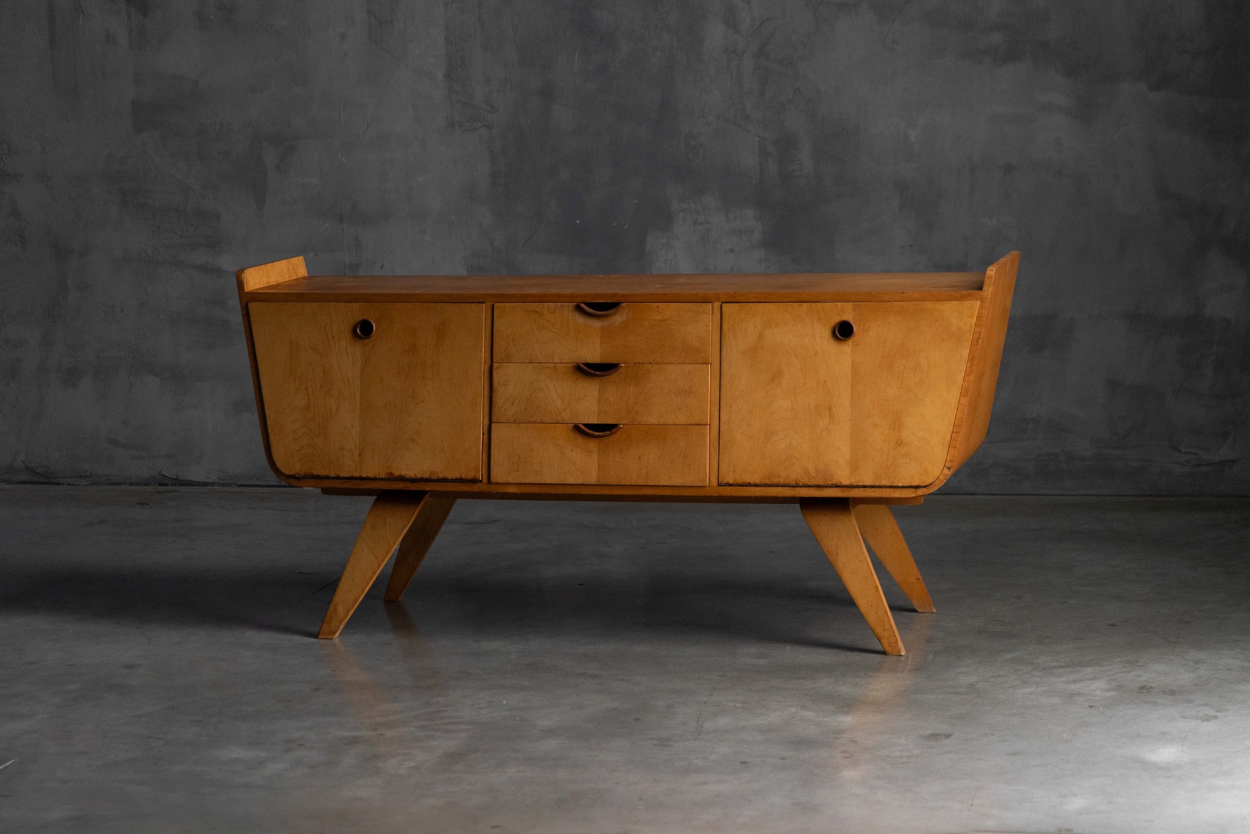 Sideboard Attributed to Cor Alons for Den Boer Gouda, Netherlands - 1950s