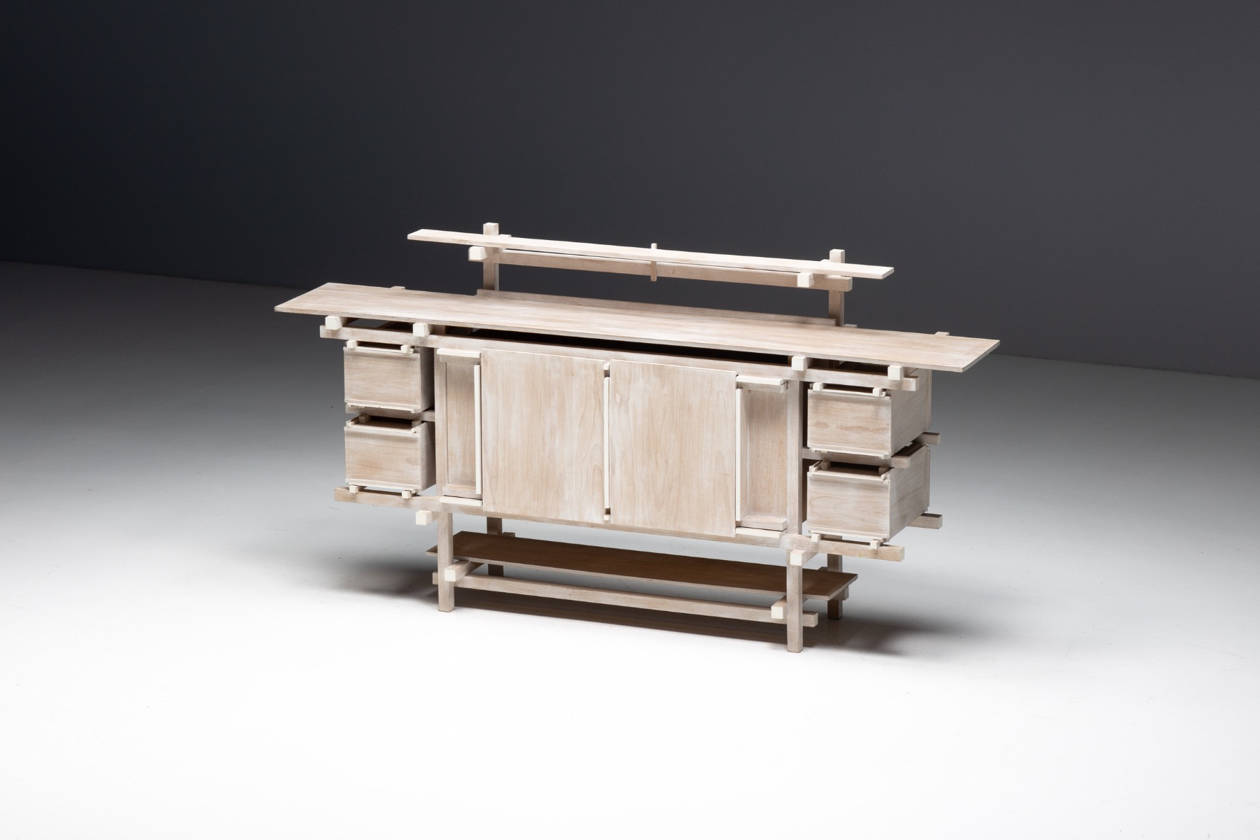 Sideboard Attributed to Gerrit Rietveld, Netherlands - 1980s