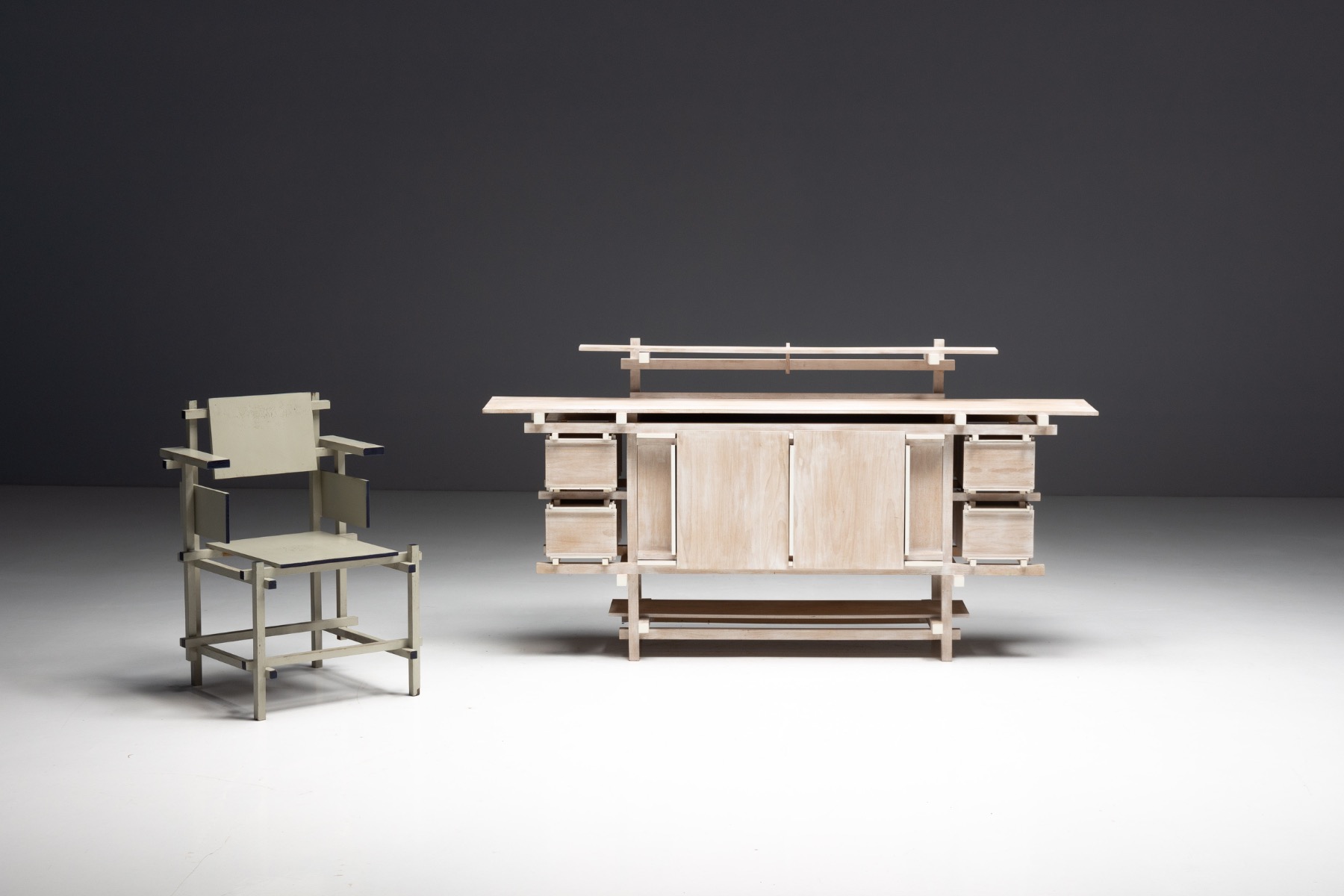 Sideboard Attributed to Gerrit Rietveld, Netherlands - 1980s