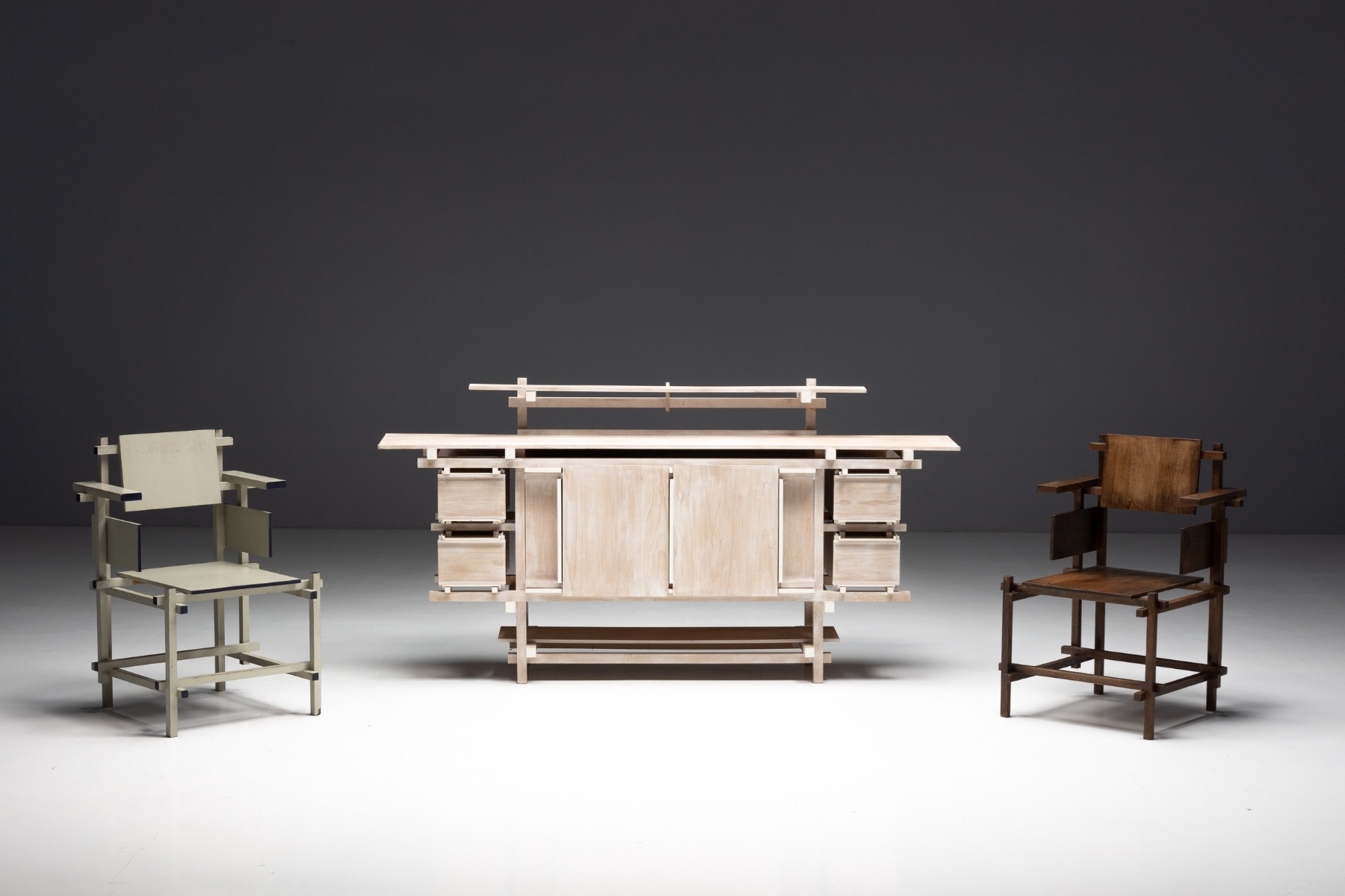 Sideboard Attributed to Gerrit Rietveld, Netherlands - 1980s