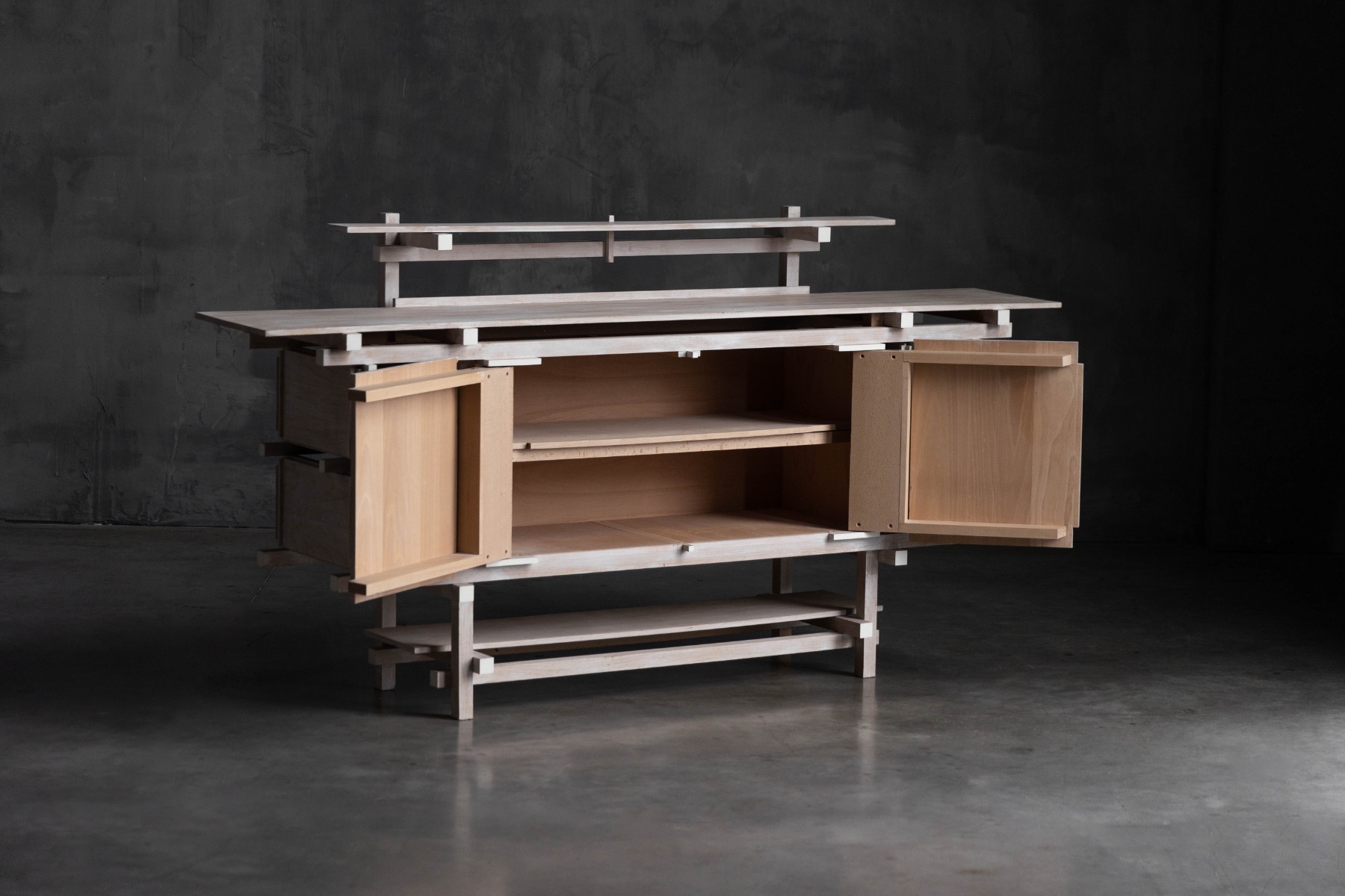 Sideboard Attributed to Gerrit Rietveld, Netherlands - 1980s