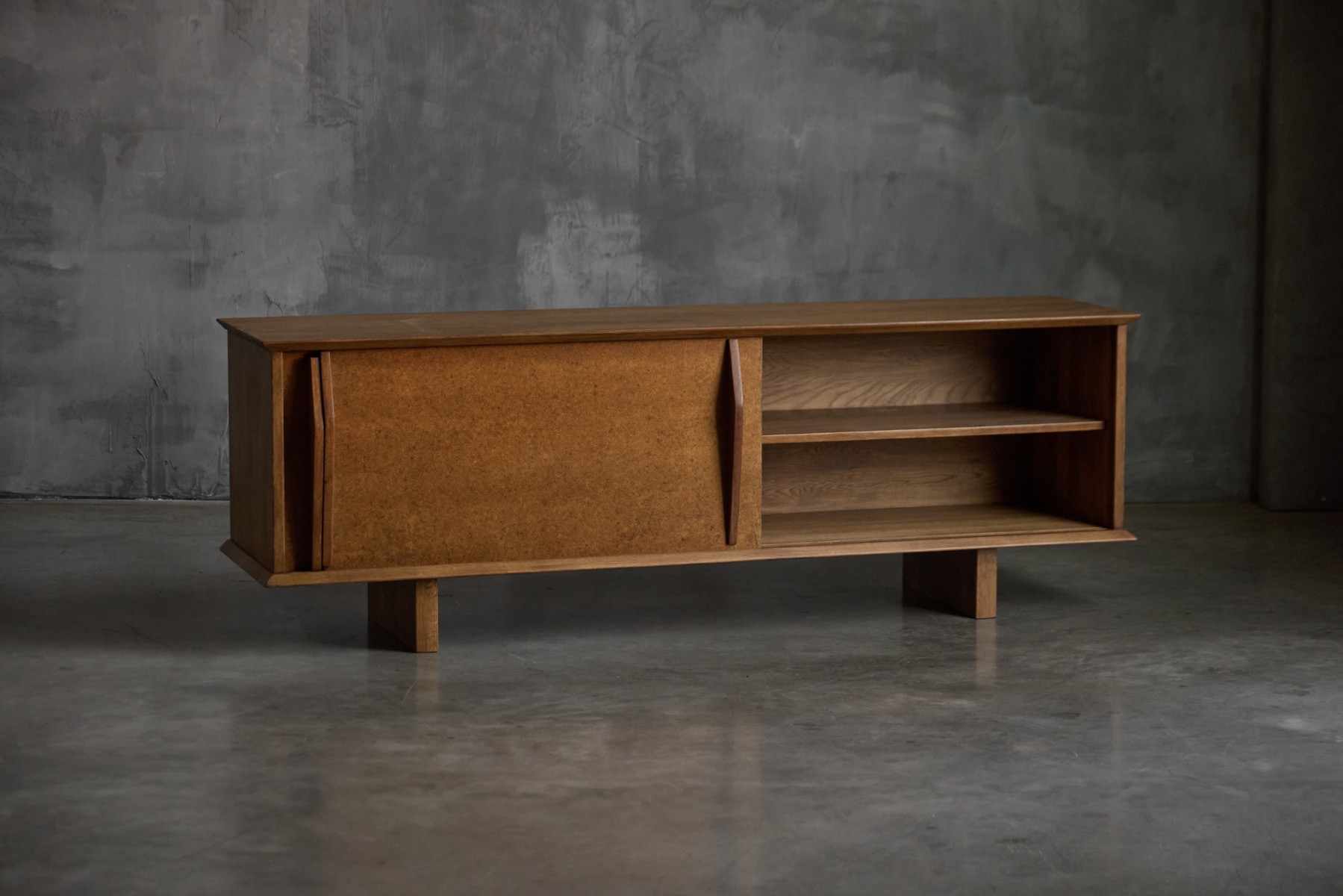 Sideboard with Charlotte Perriand Doors, Le Mans, France - 1954
